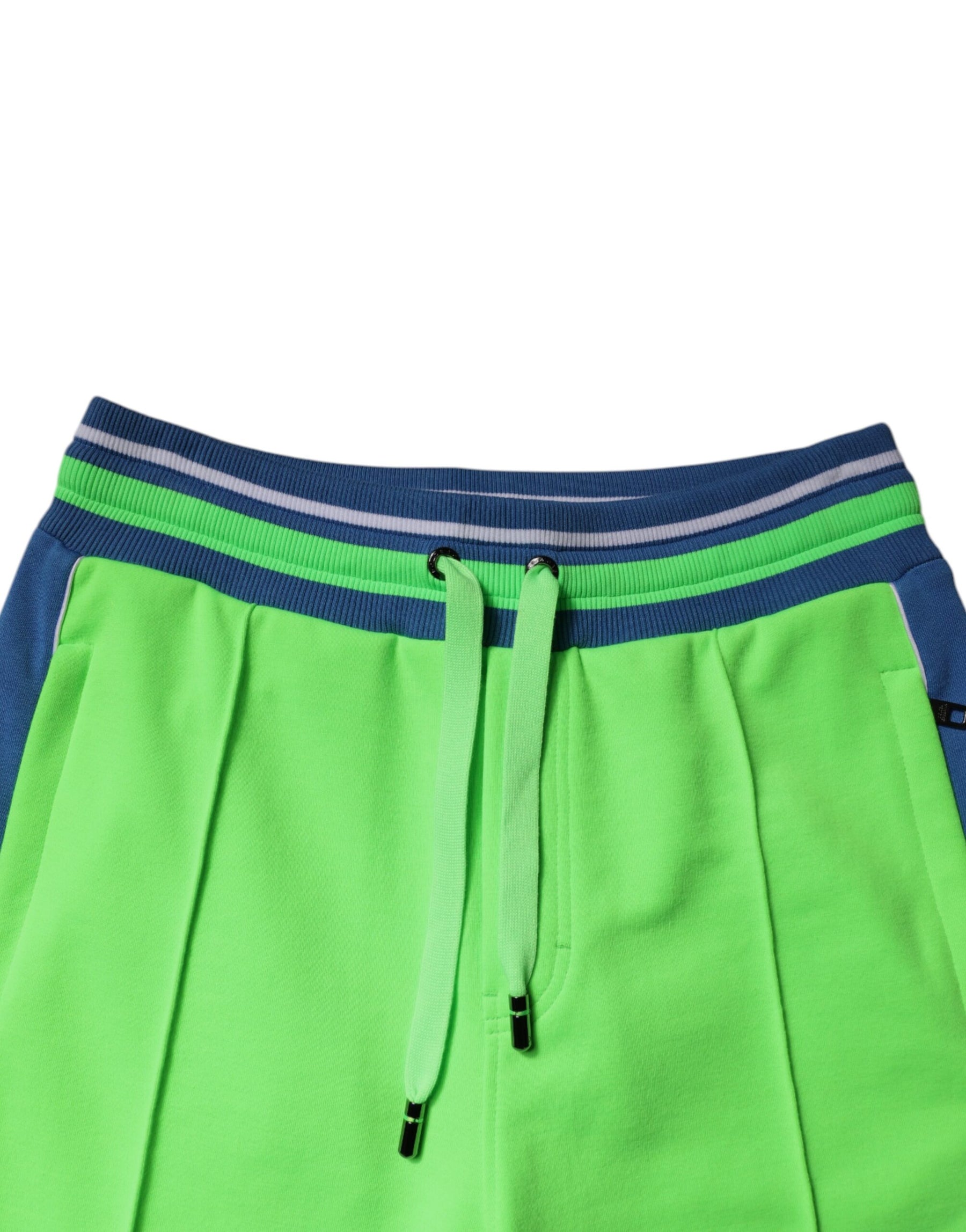Dolce & Gabbana Green Blue Jogger Sweatpants Pants | Regal Royce