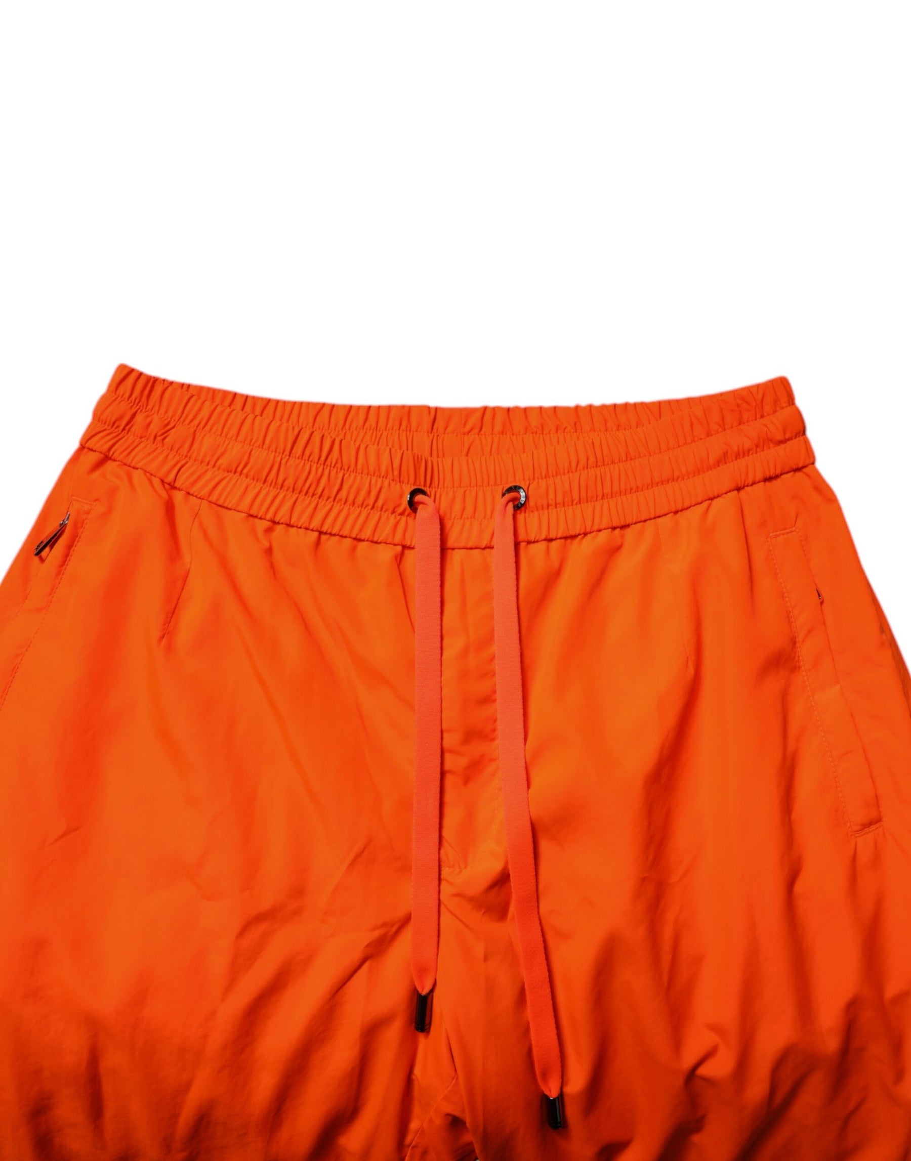 Dolce & Gabbana Orange Polyester Men Jogger Sweatpants Pants | Regal Royce