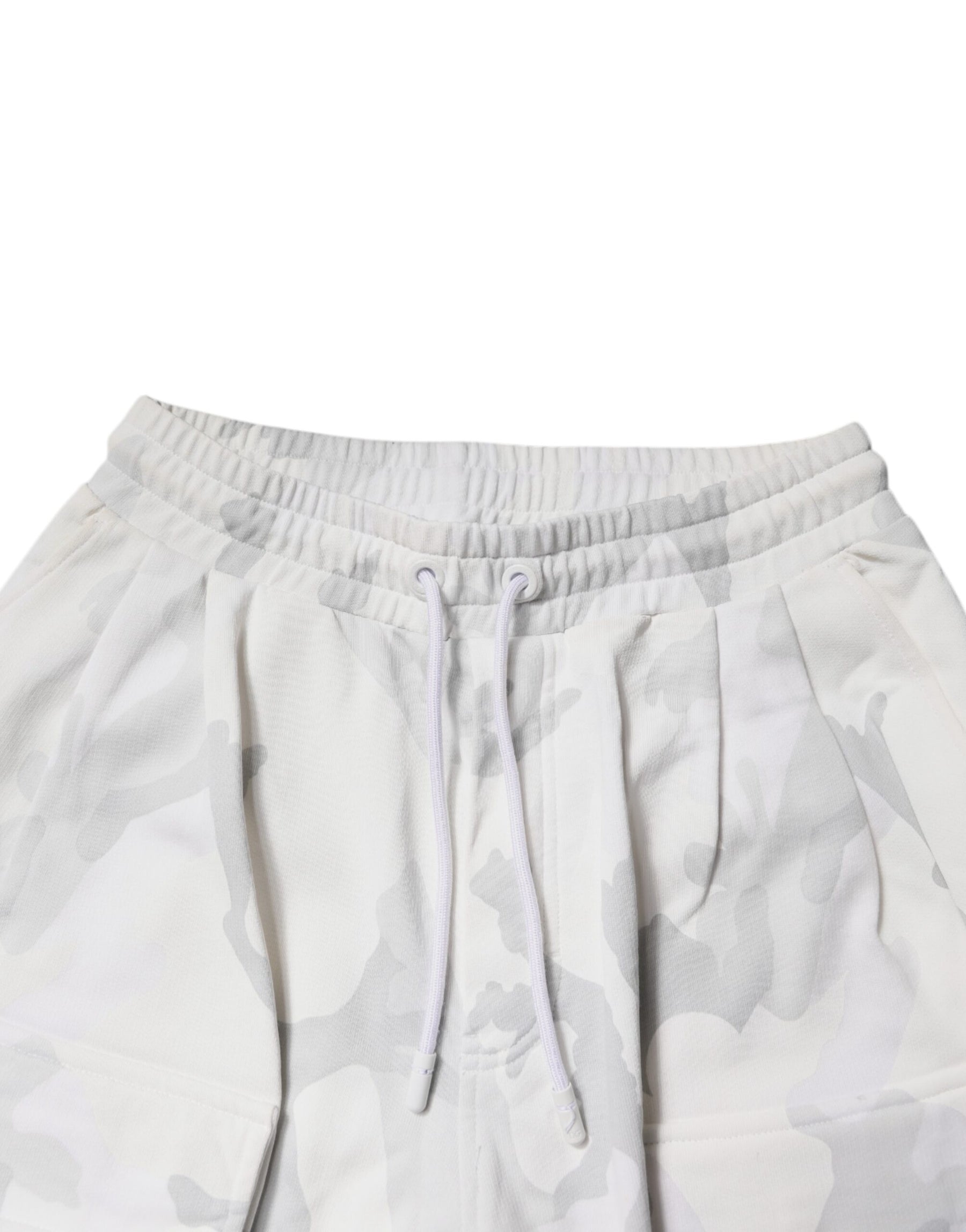 Dolce & Gabbana White Camouflage Cargo Jogger Sweatpants Pants | Regal Royce