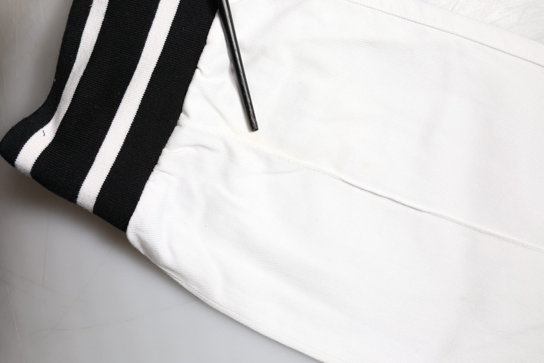 Dolce & Gabbana White Cotton Jogger Cargo Skinny Pants | Regal Royce