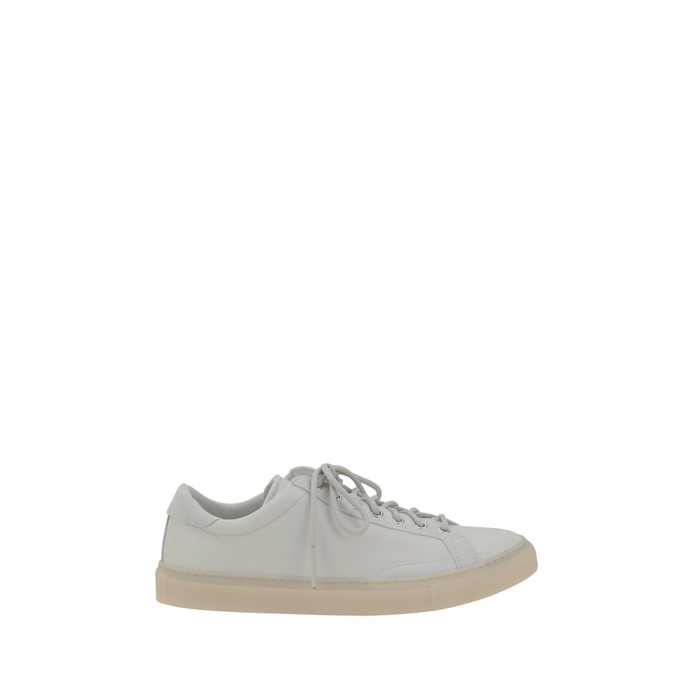 Diemme White Calf Leather Bos Taurus Low Top Sneakers | Regal Royce
