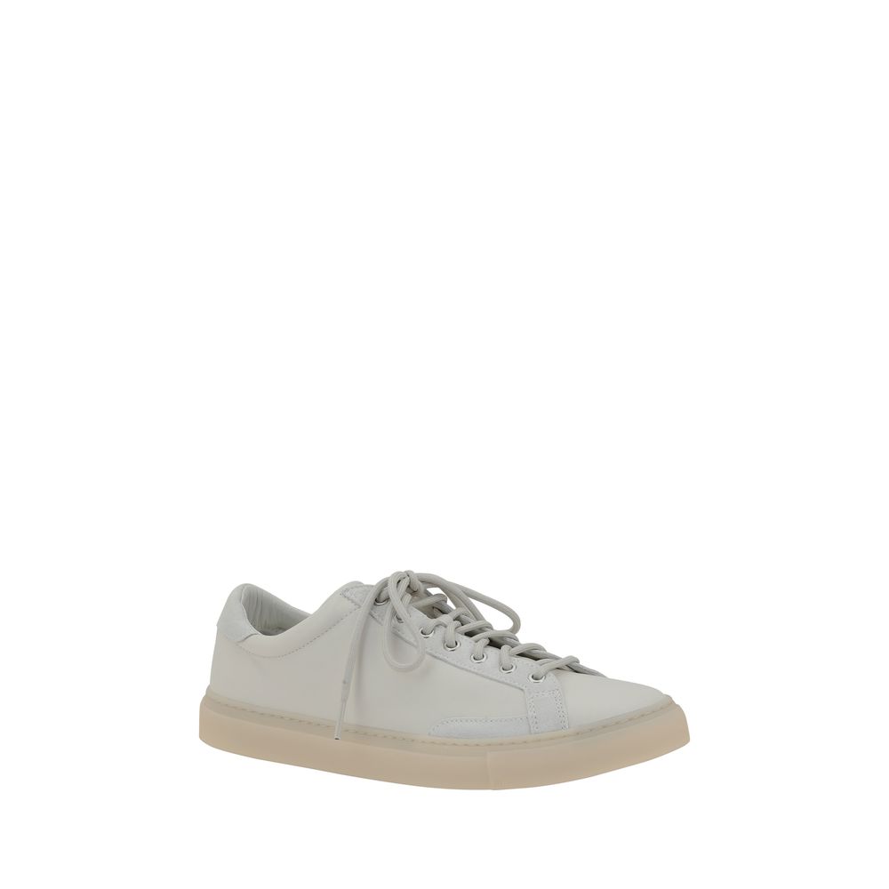 Diemme White Calf Leather Bos Taurus Low Top Sneakers | Regal Royce