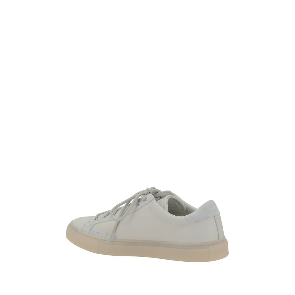 Diemme White Calf Leather Bos Taurus Low Top Sneakers | Regal Royce