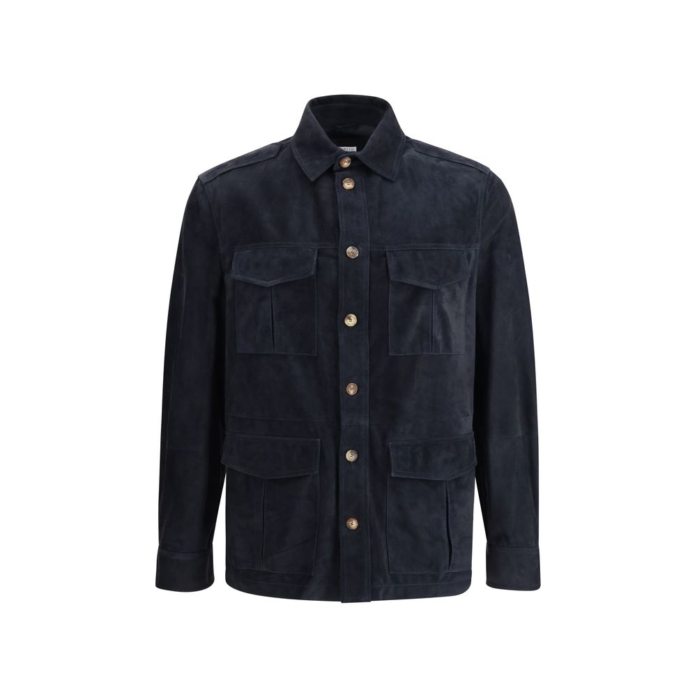 Brunello Cucinelli Suede leather shirt Jacket | Regal Royce