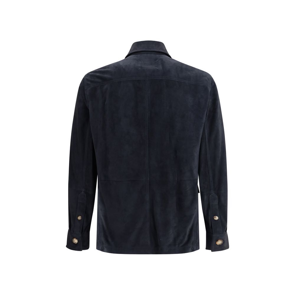 Brunello Cucinelli Suede leather shirt Jacket | Regal Royce