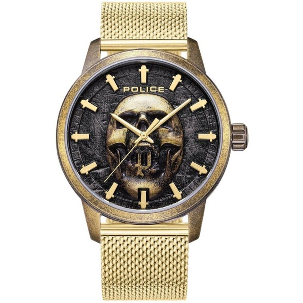 Police Gold Stainless Steel Dress Watch | Regal Royce