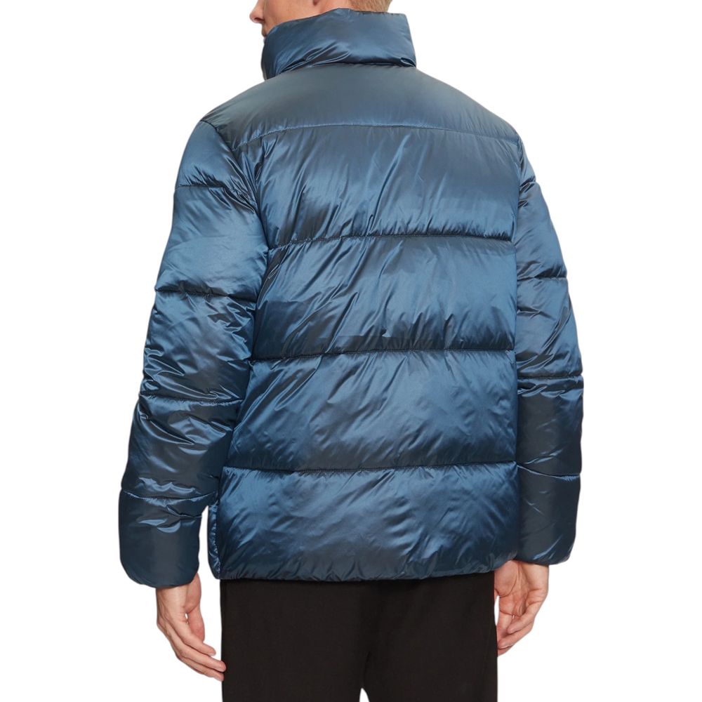 Calvin Klein Jeans Blue Recycled Polyamide Coat | Regal Royce