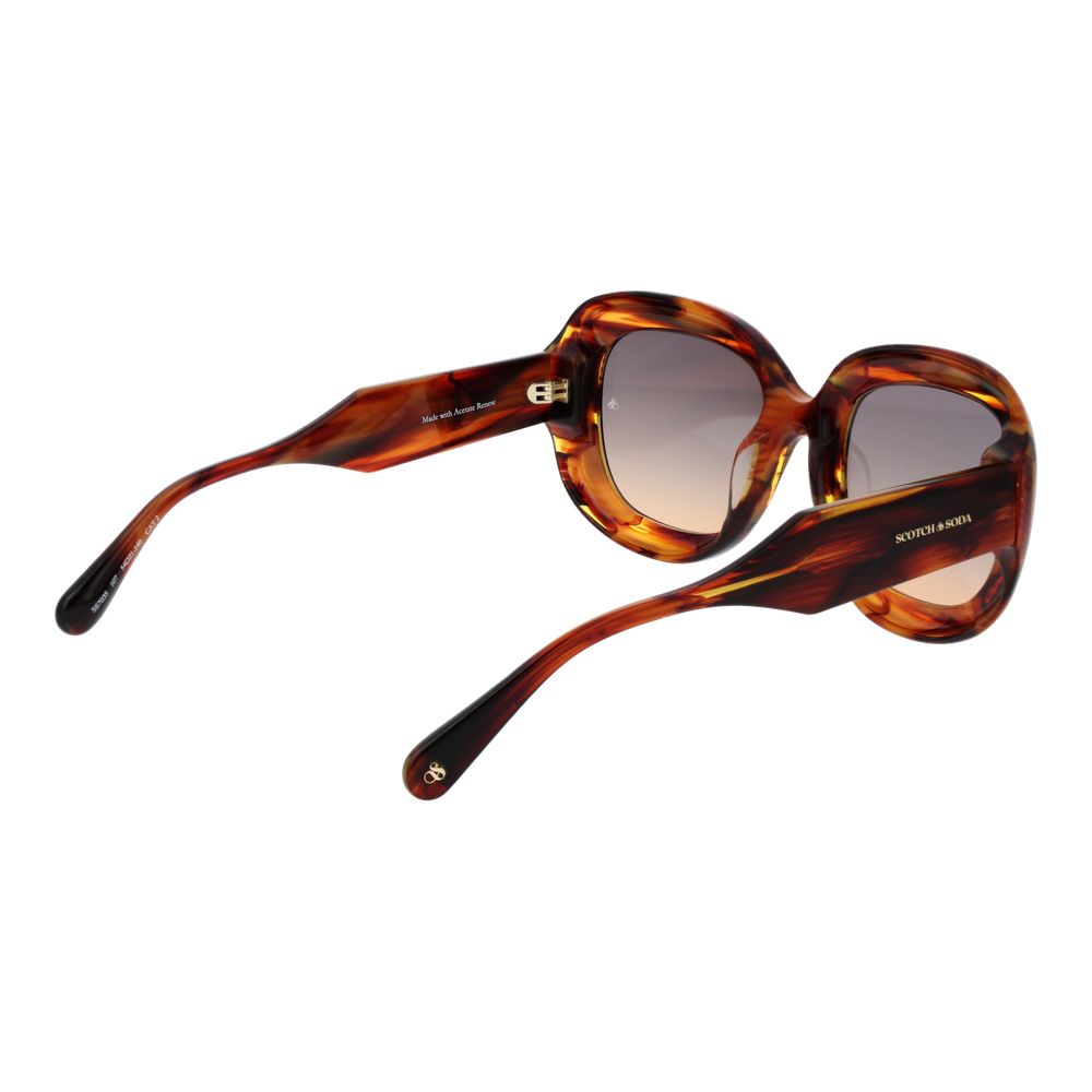 Scotch & Soda Brown Acetate Sunglasses | Regal Royce