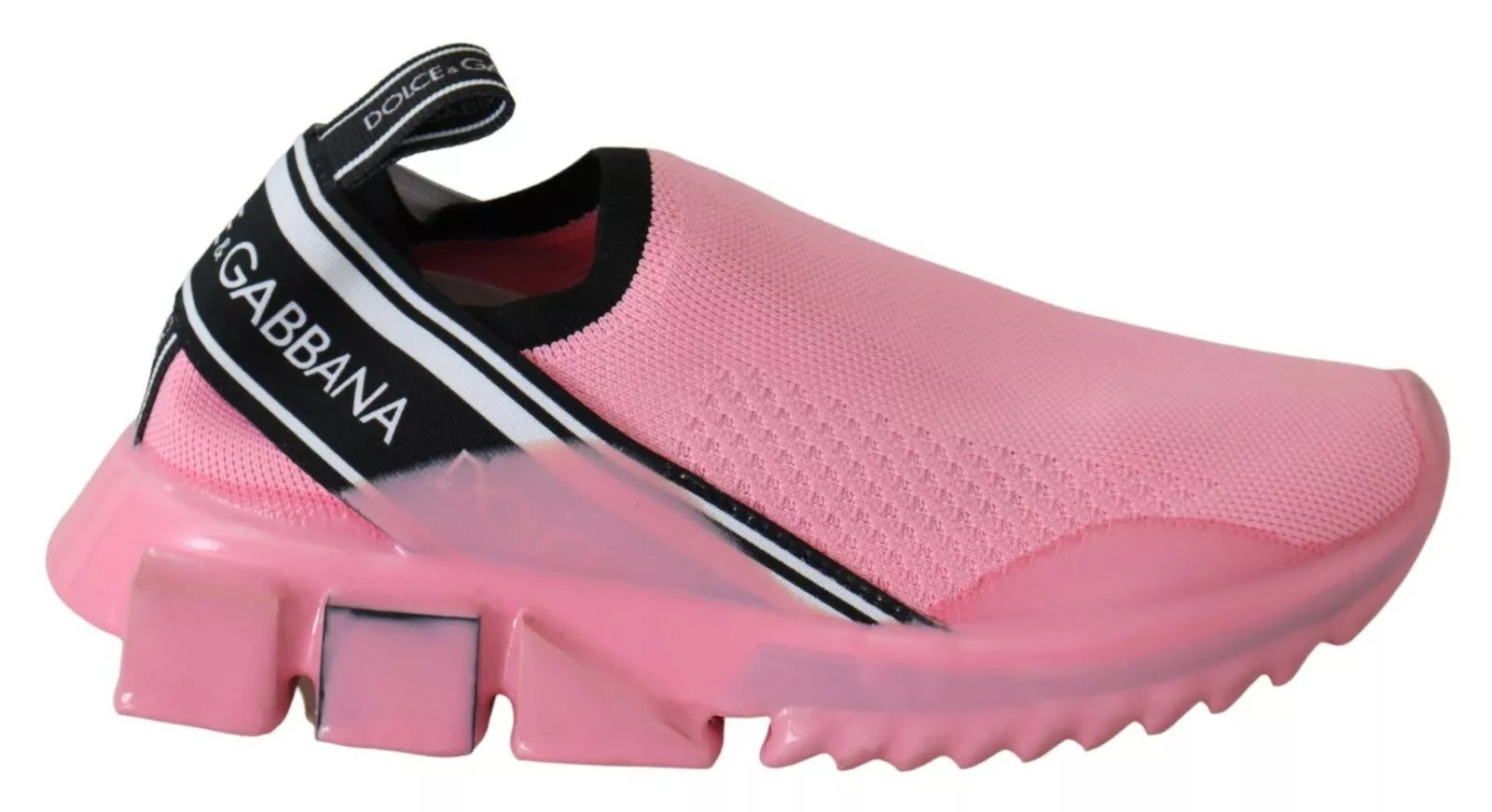 Dolce & Gabbana Pink Low Top Sorrento Sneakers Slip On Casual Shoes | Regal Royce