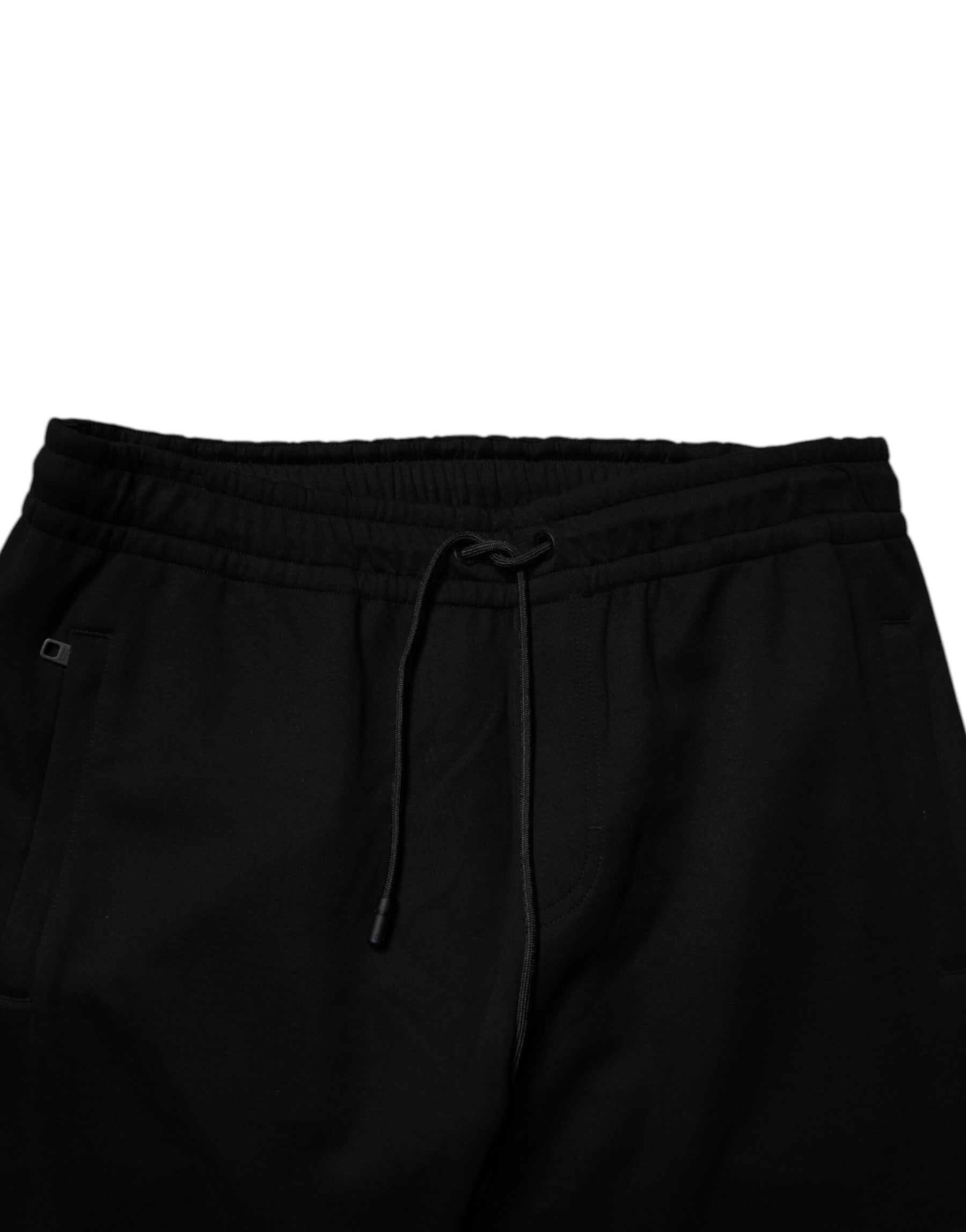 Dolce & Gabbana Black Cotton Blend Jogger Sweatpants Pants | Regal Royce