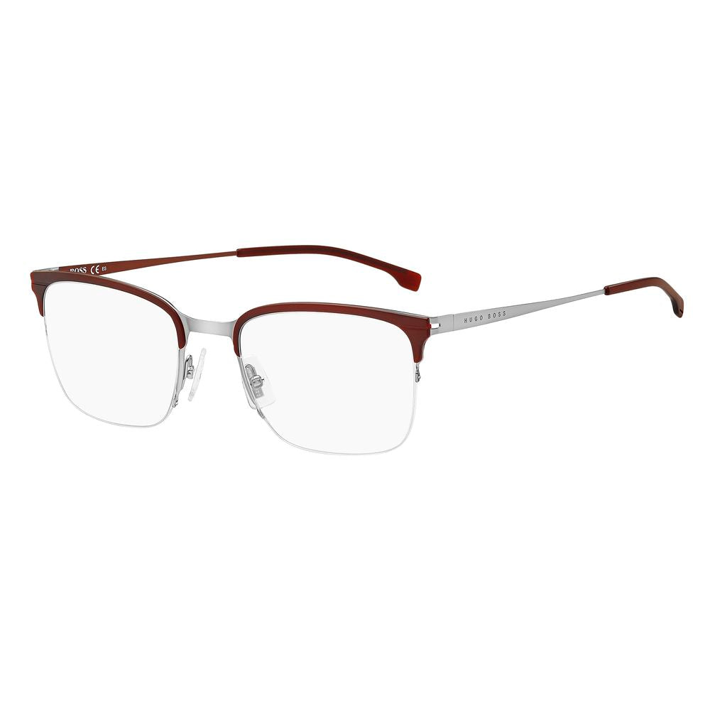 Hugo Boss Burgundy Metal Glasses (Frames) | Regal Royce