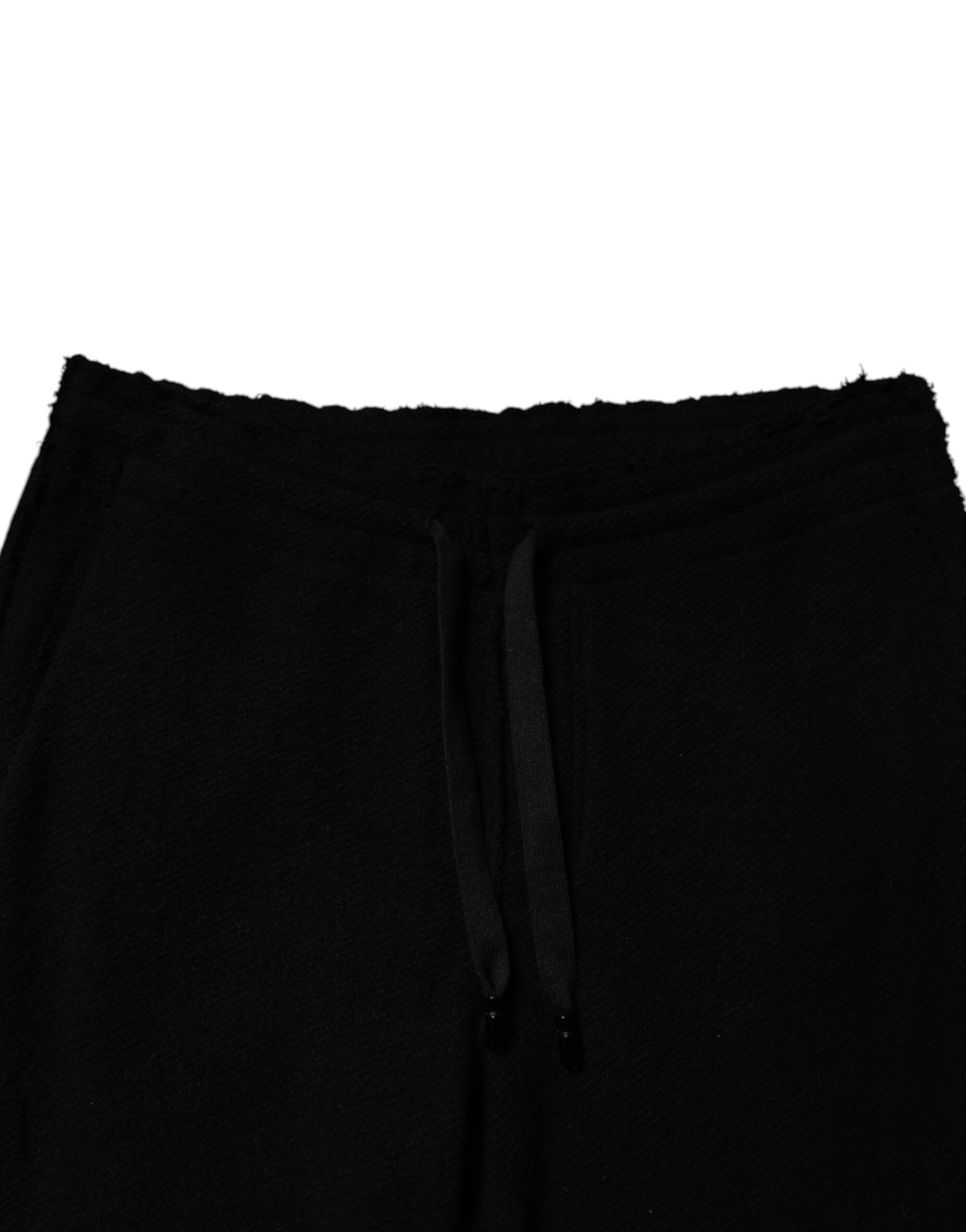 Dolce & Gabbana Black Cashmere Jogger Men Sweatpants Pants | Regal Royce