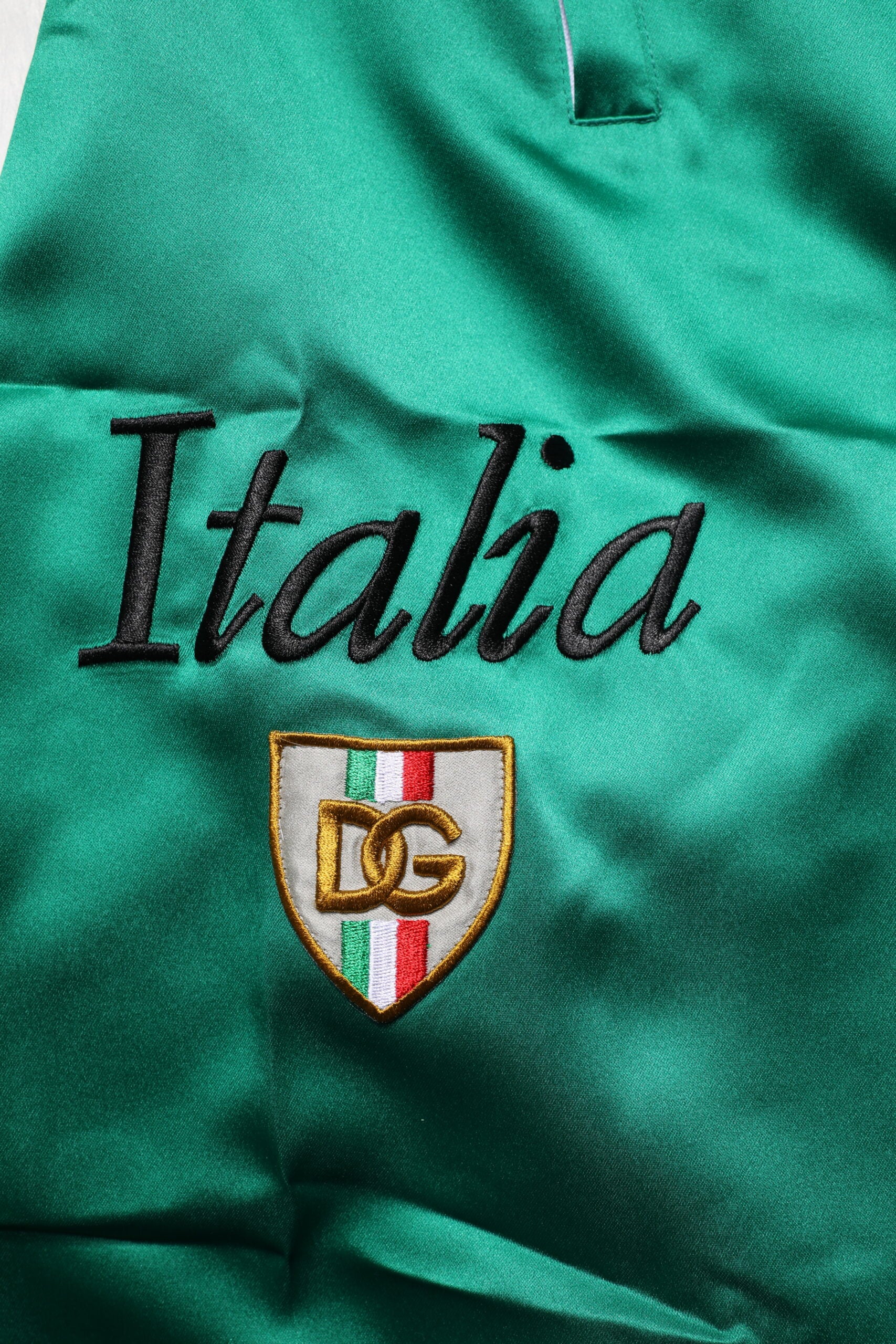 Dolce & Gabbana Multicolor Italia Polyester Bermuda Shorts | Regal Royce