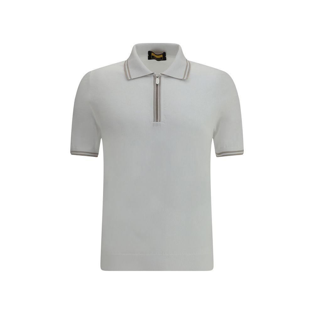 Svevo White Cotton Polo Shirt | Regal Royce
