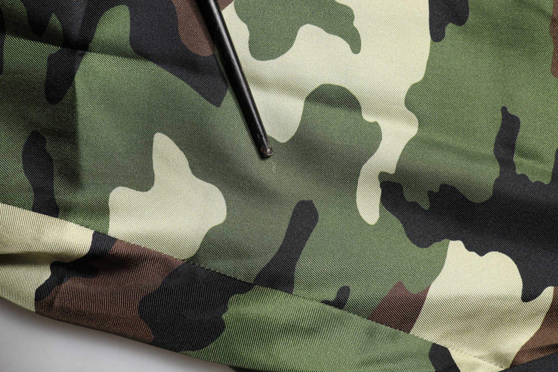 Dolce & Gabbana Multicolor Camouflage Silk Mid Waist Bermuda Shorts | Regal Royce