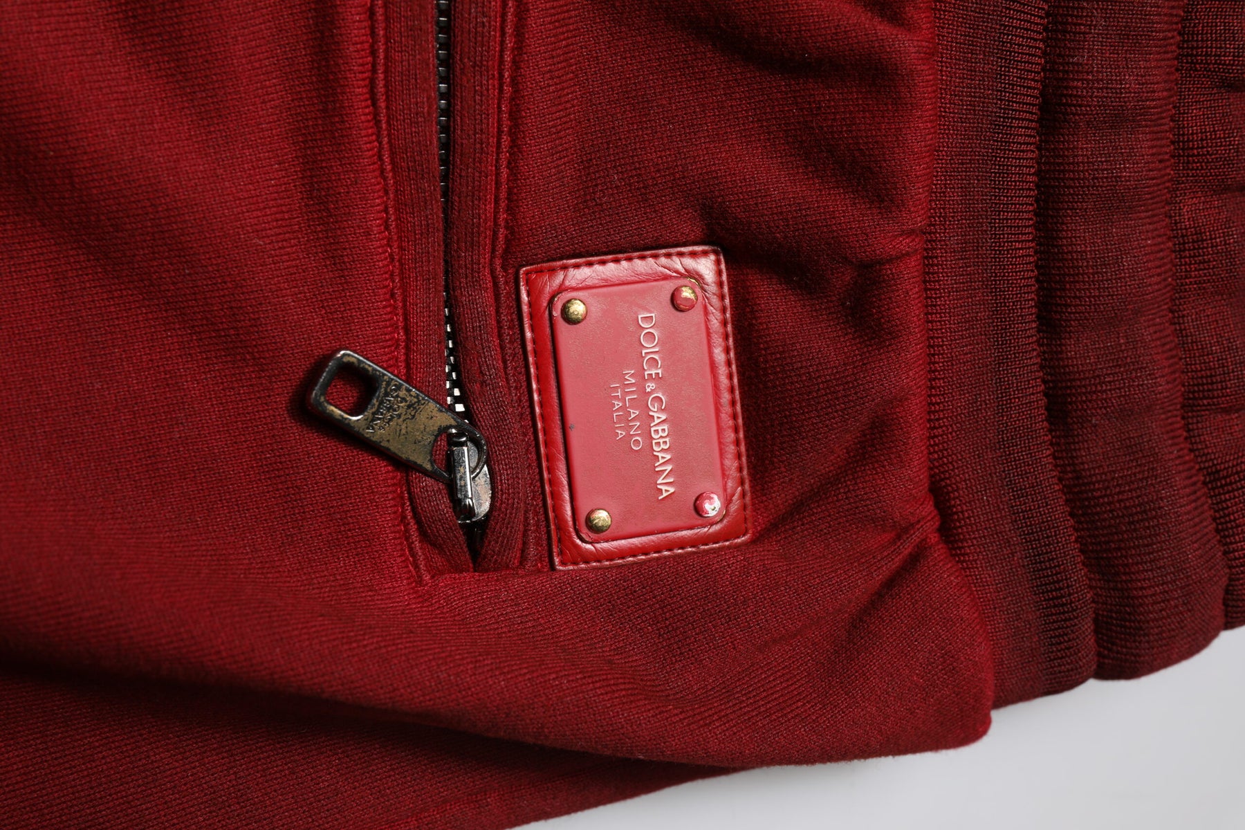 Dolce & Gabbana Maroon Rip Style Bermuda Sweatshorts Shorts | Regal Royce