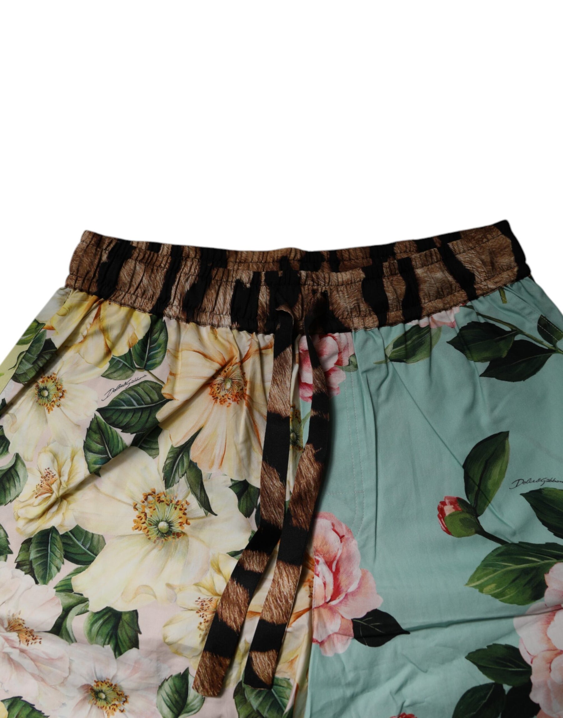 Dolce & Gabbana Multicolor Floral Print Men Bermuda Shorts | Regal Royce