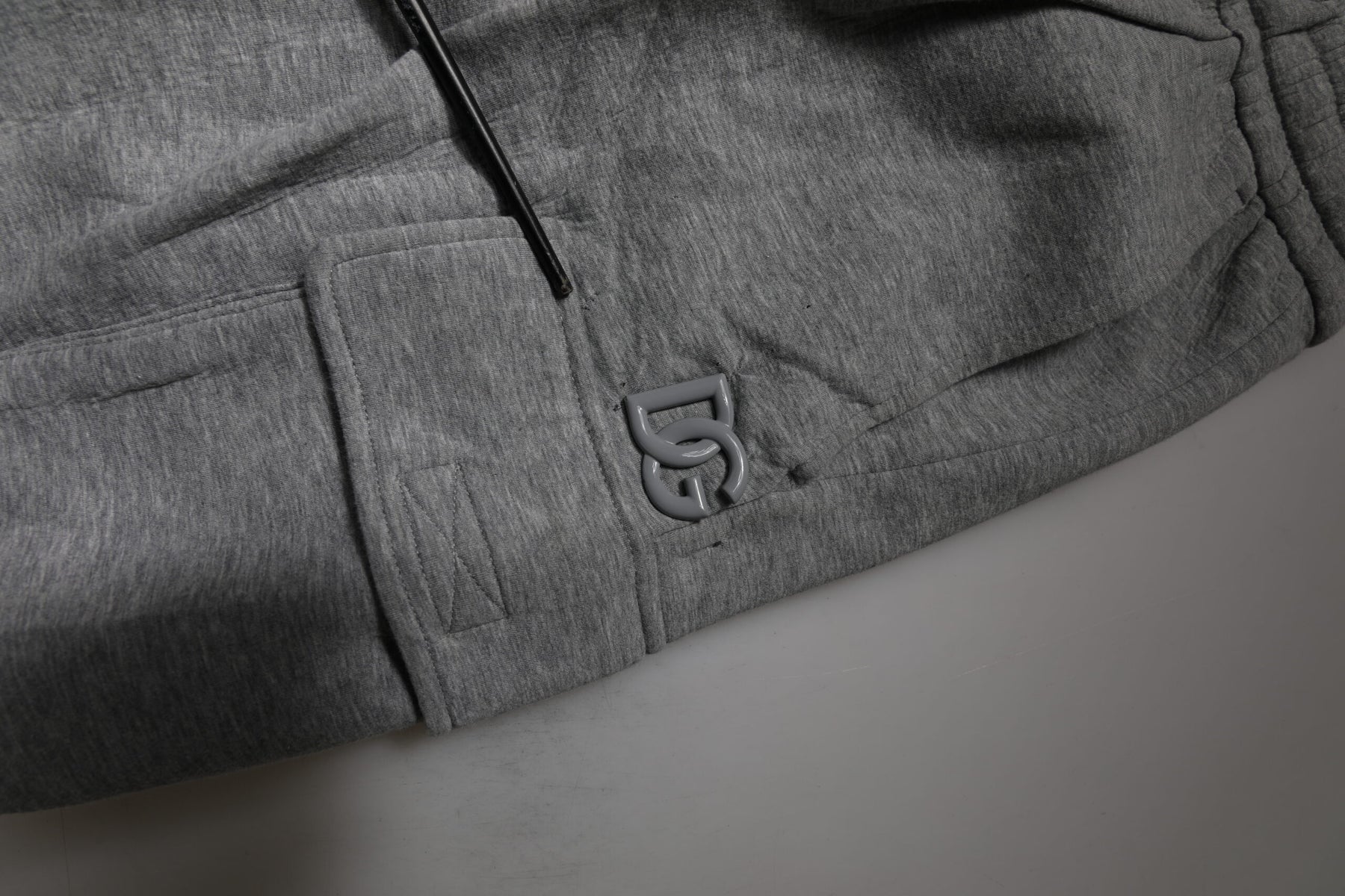 Dolce & Gabbana Gray Cotton Cargo Bermuda Sweatshorts Shorts | Regal Royce