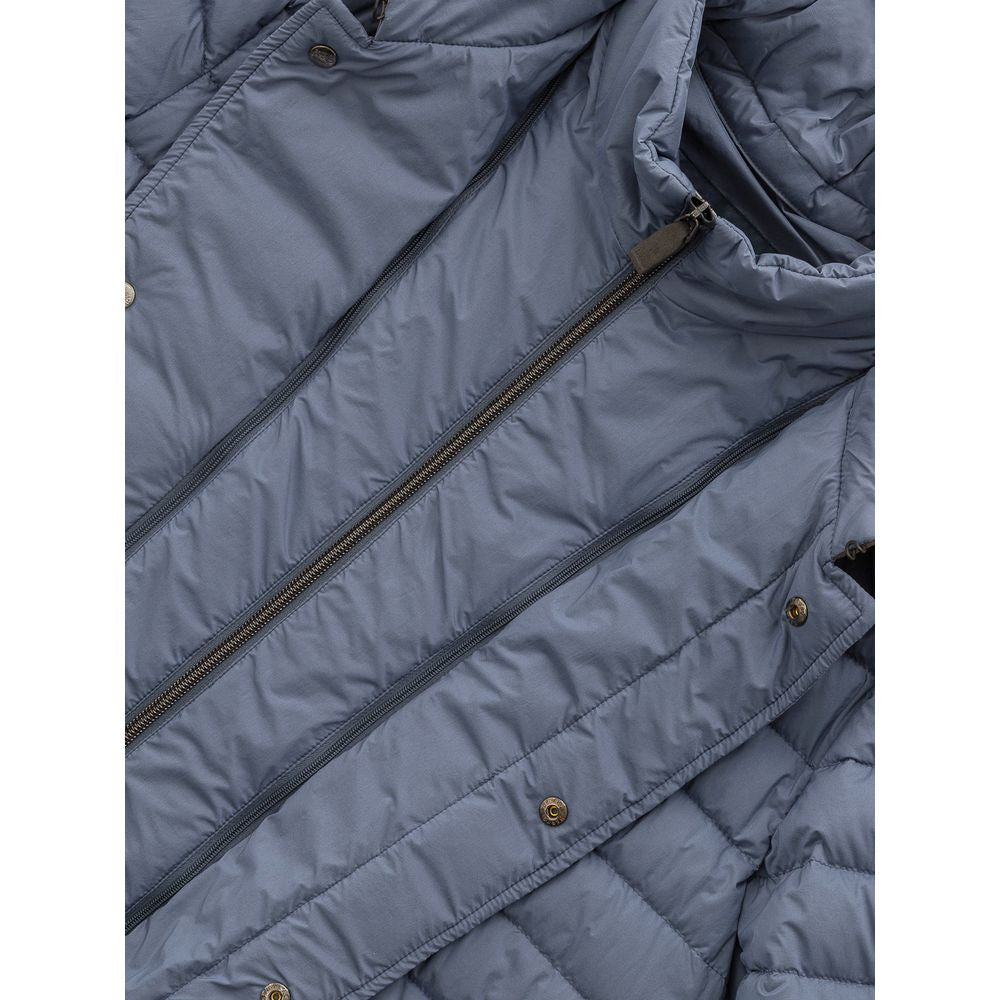 Herno Blue Polyester Coat | Regal Royce