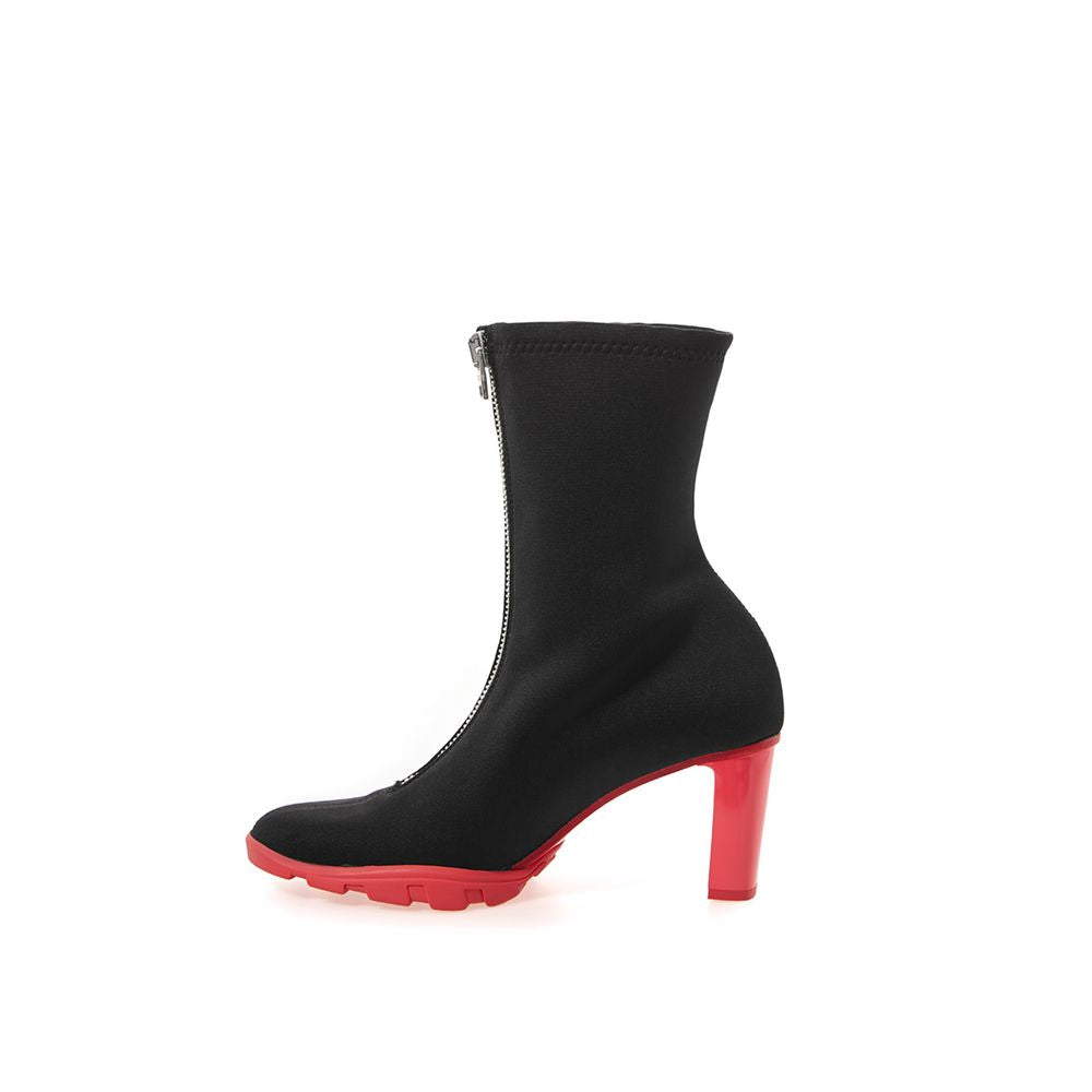 Alexander McQueen Black Neoprene Ankle Boots | Regal Royce