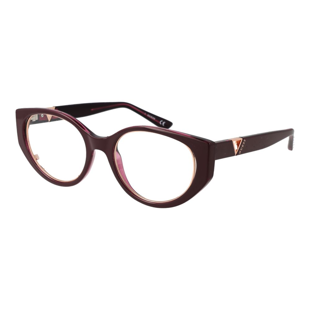 Guess Burgundy Plastic Glasses (Frames) | Regal Royce