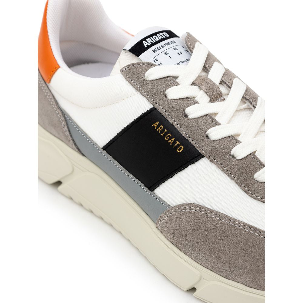Axel Arigato Bicolor Fabric And Leather Athletic Sneakers | Regal Royce