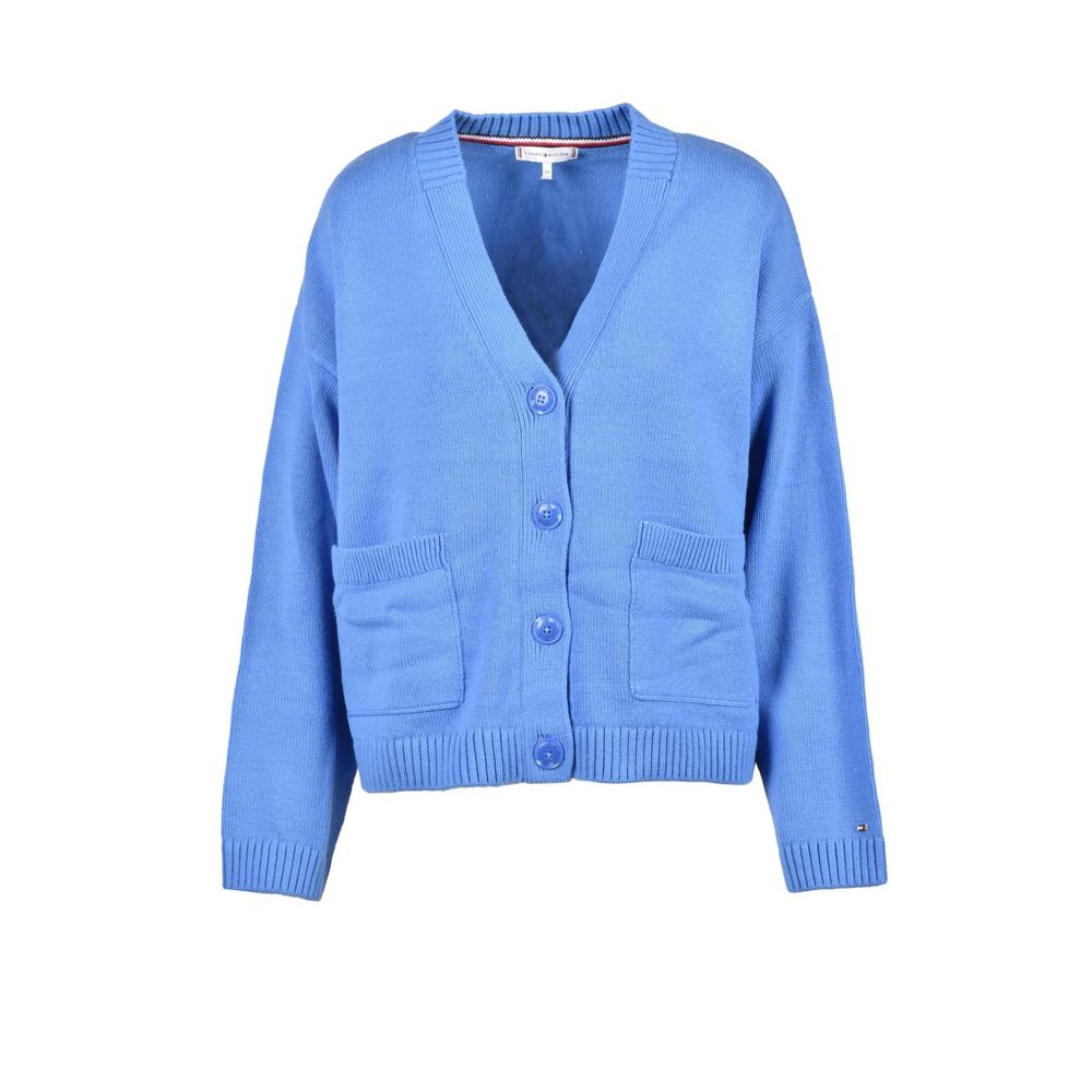 Tommy Hilfiger Blue Cotton Cardigan | Regal Royce