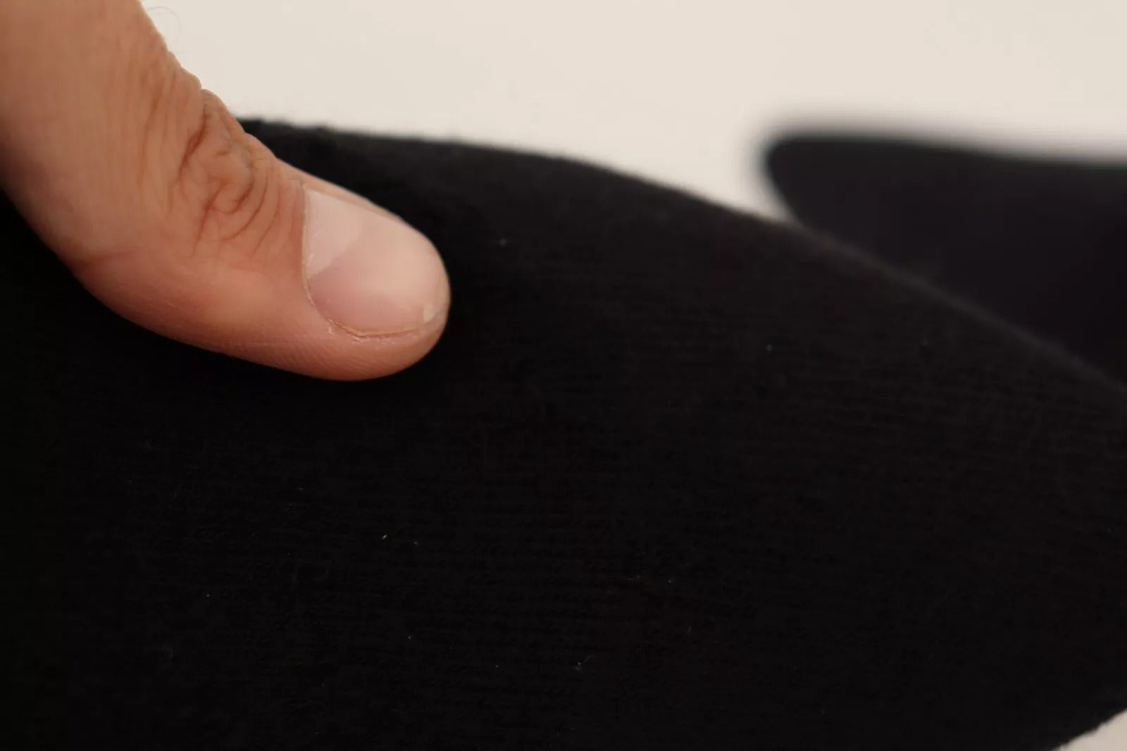 GCDS Black Suede Logo Socks Block Heel Ankle Boots Shoes | Regal Royce