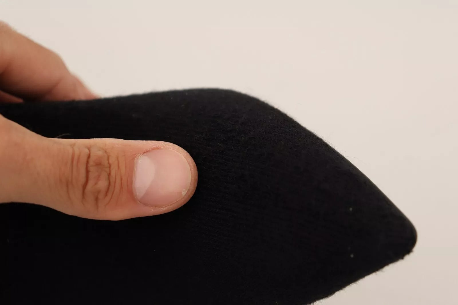 GCDS Black Suede Logo Socks Block Heel Ankle Boots Shoes | Regal Royce