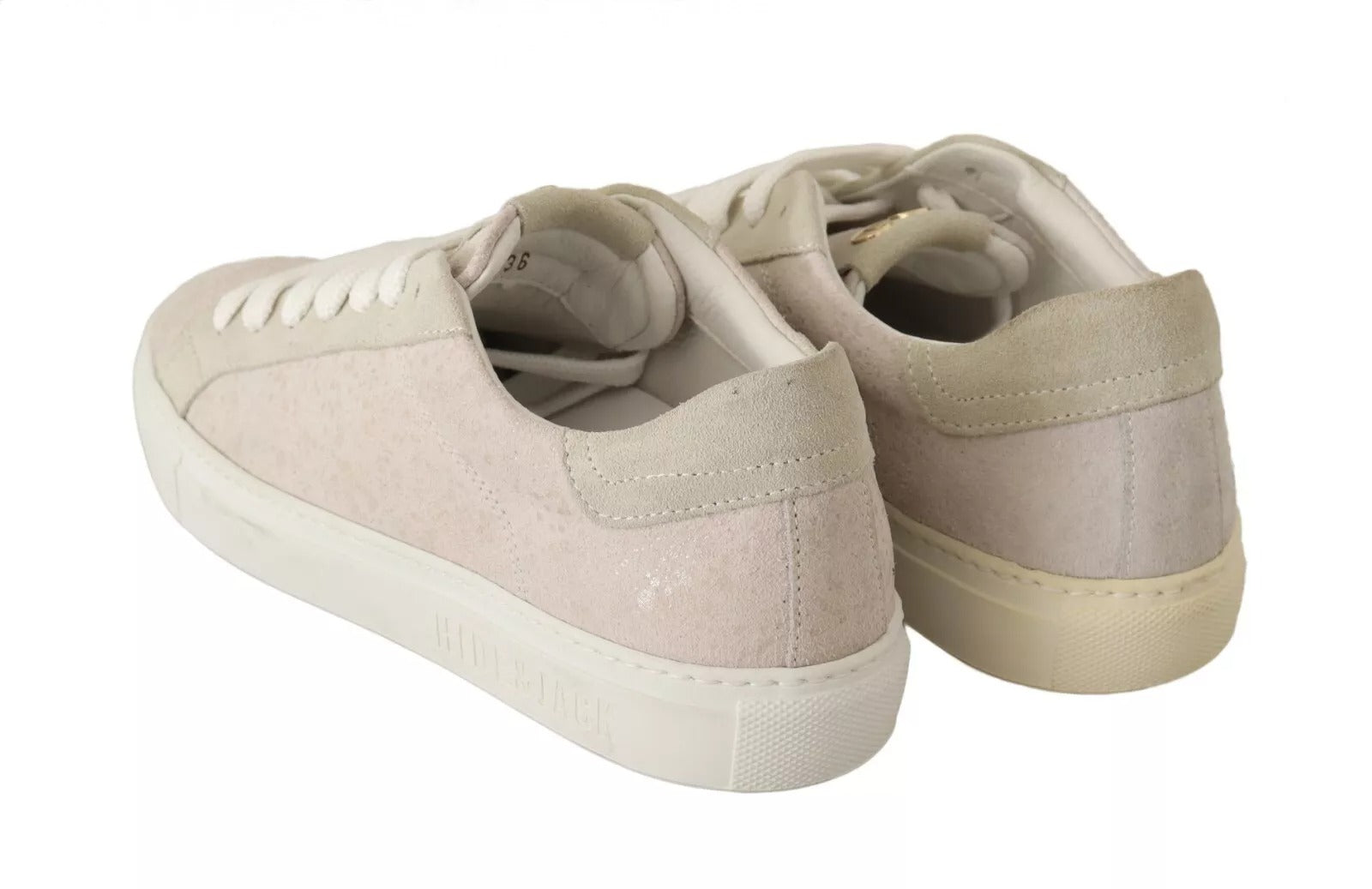 HIDE & JACK Off White Low Top Lace Up Sneakers Shoes | Regal Royce