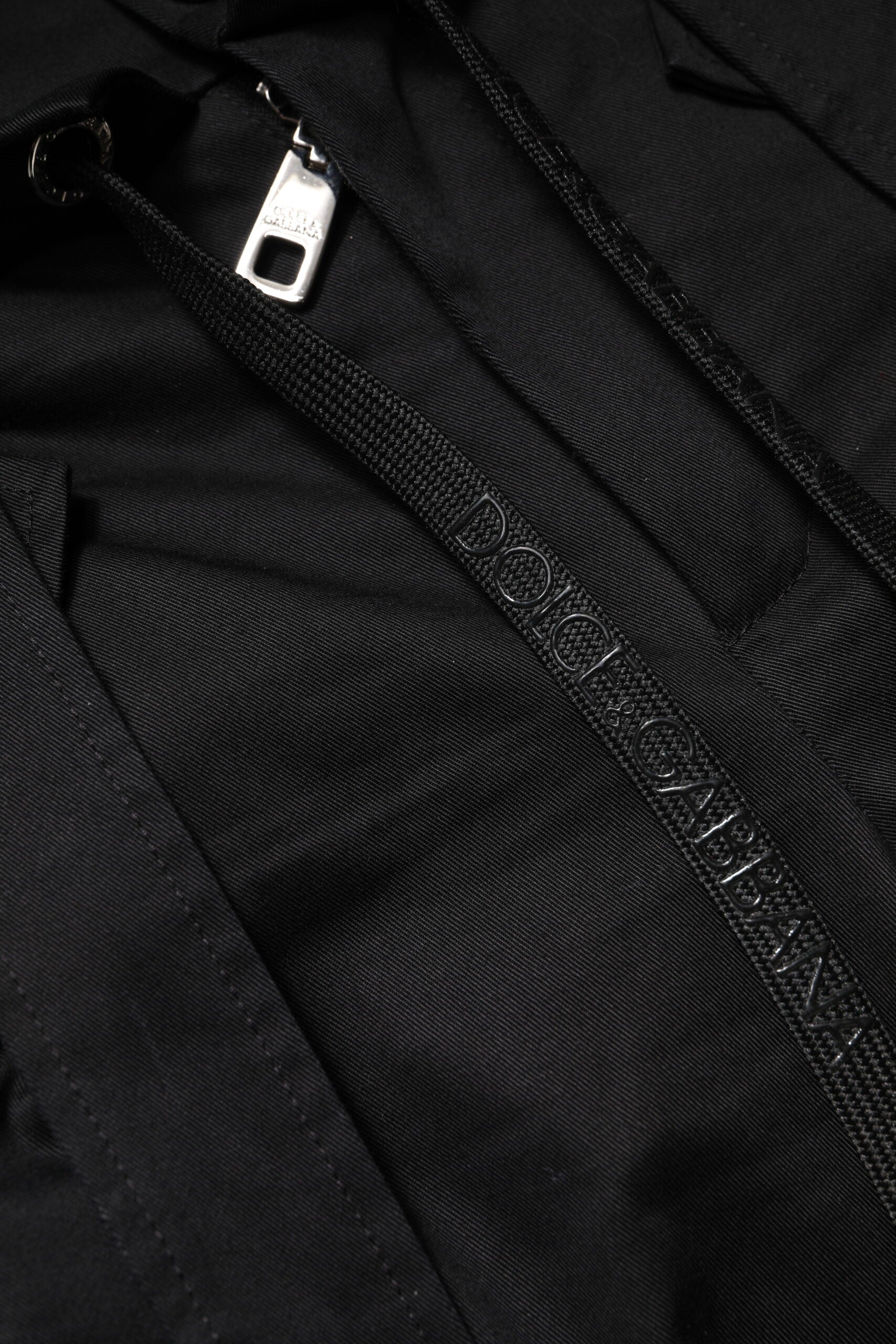 Dolce & Gabbana Black Cotton High Waist Cargo Pants | Regal Royce
