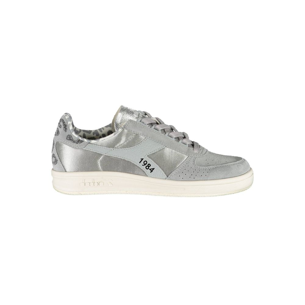 Diadora Gray Leather Women Sneaker | Regal Royce