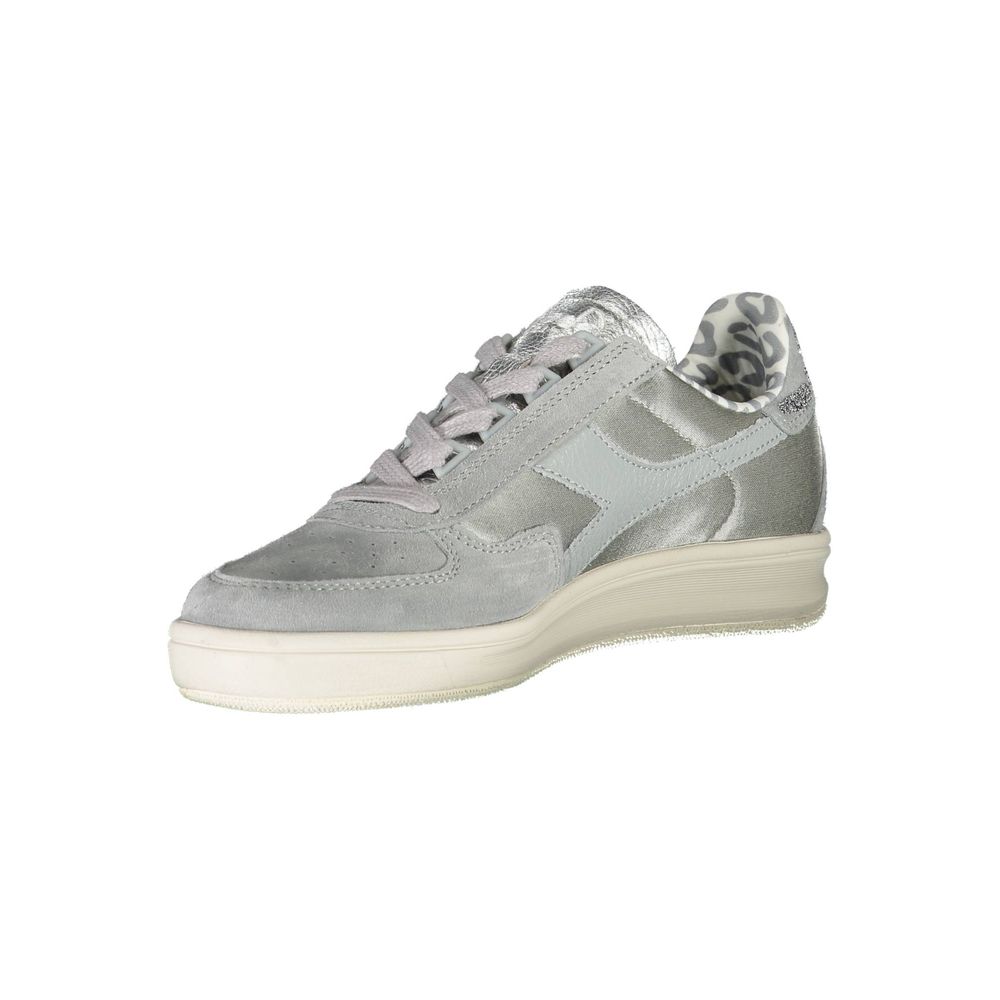 Diadora Gray Leather Women Sneaker | Regal Royce