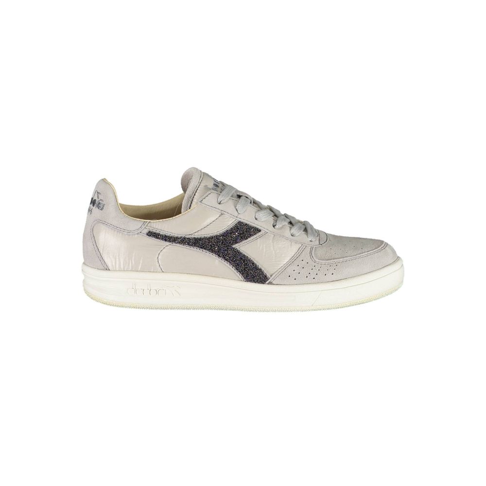 Diadora Grigio Leather Women Sneaker | Regal Royce