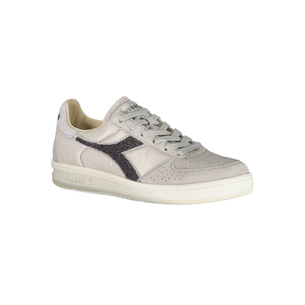 Diadora Grigio Leather Women Sneaker | Regal Royce