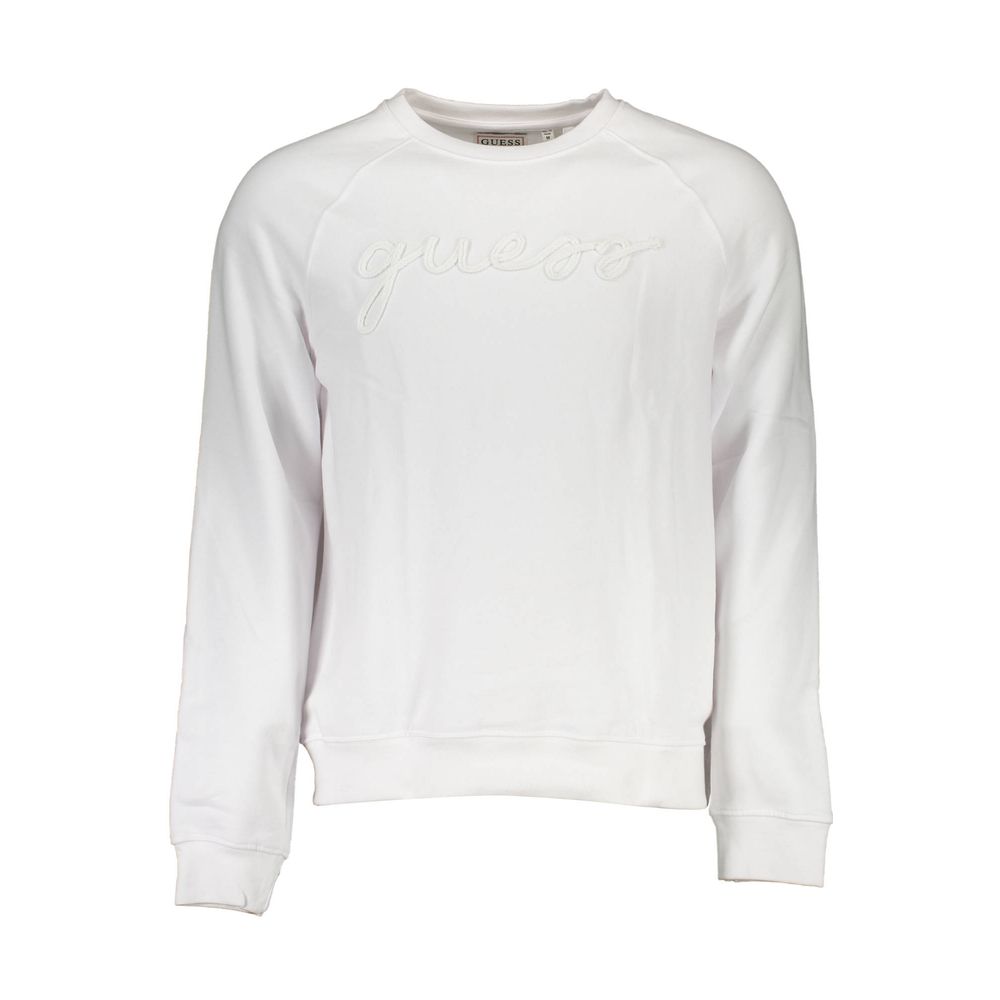 Guess Jeans White Cotton Sweatshirt