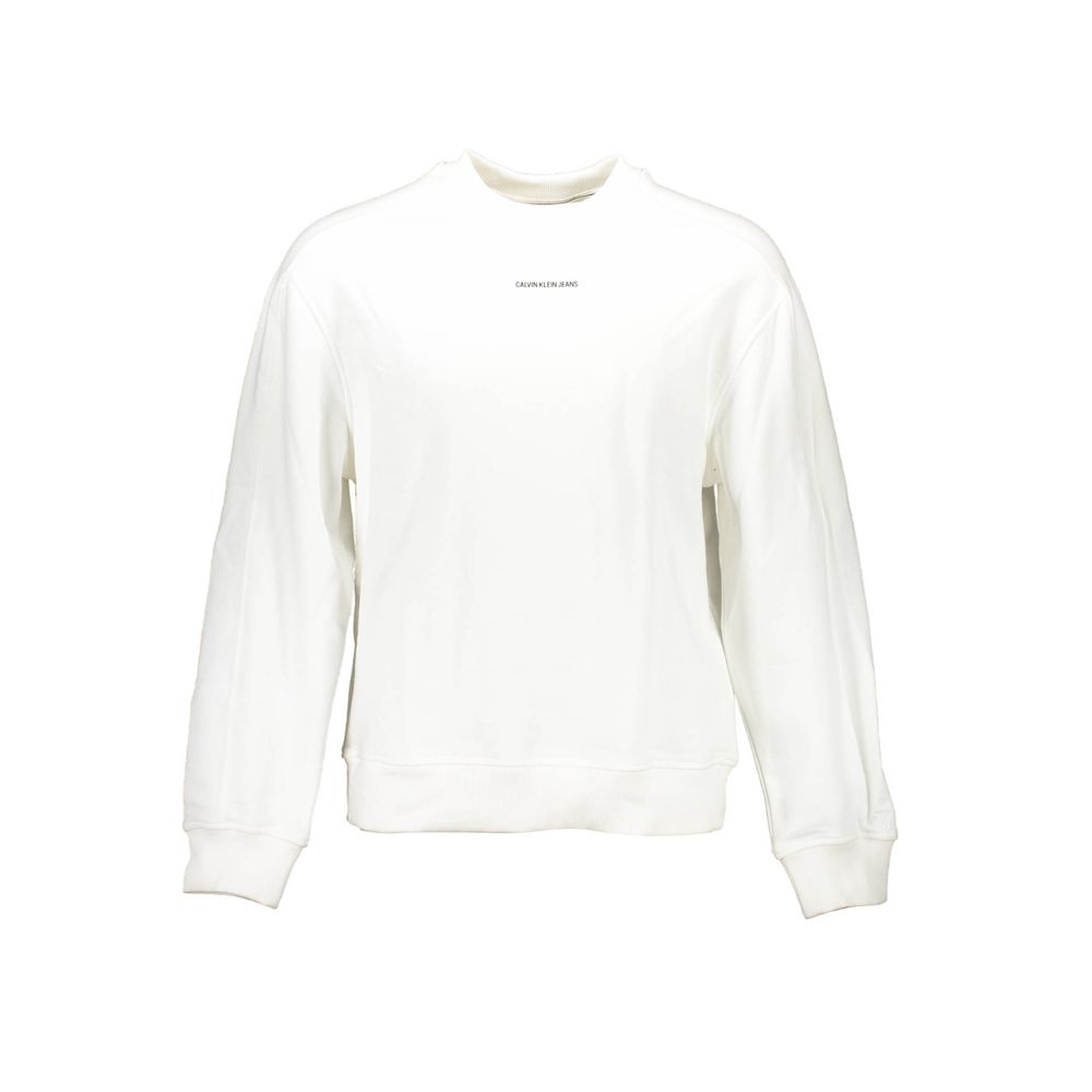 Calvin Klein Bianco Cotton Mens Sweatshirt | Regal Royce