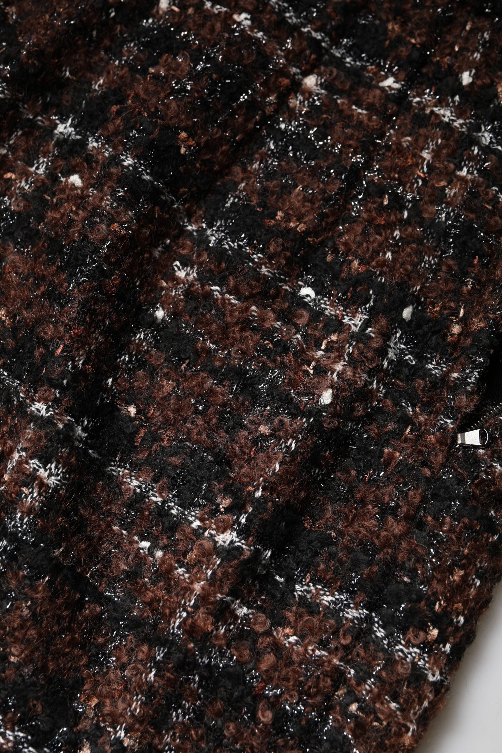 Dolce & Gabbana Multicolor High Waist Tartan Tweed Pencil Cut Skirt | Regal Royce