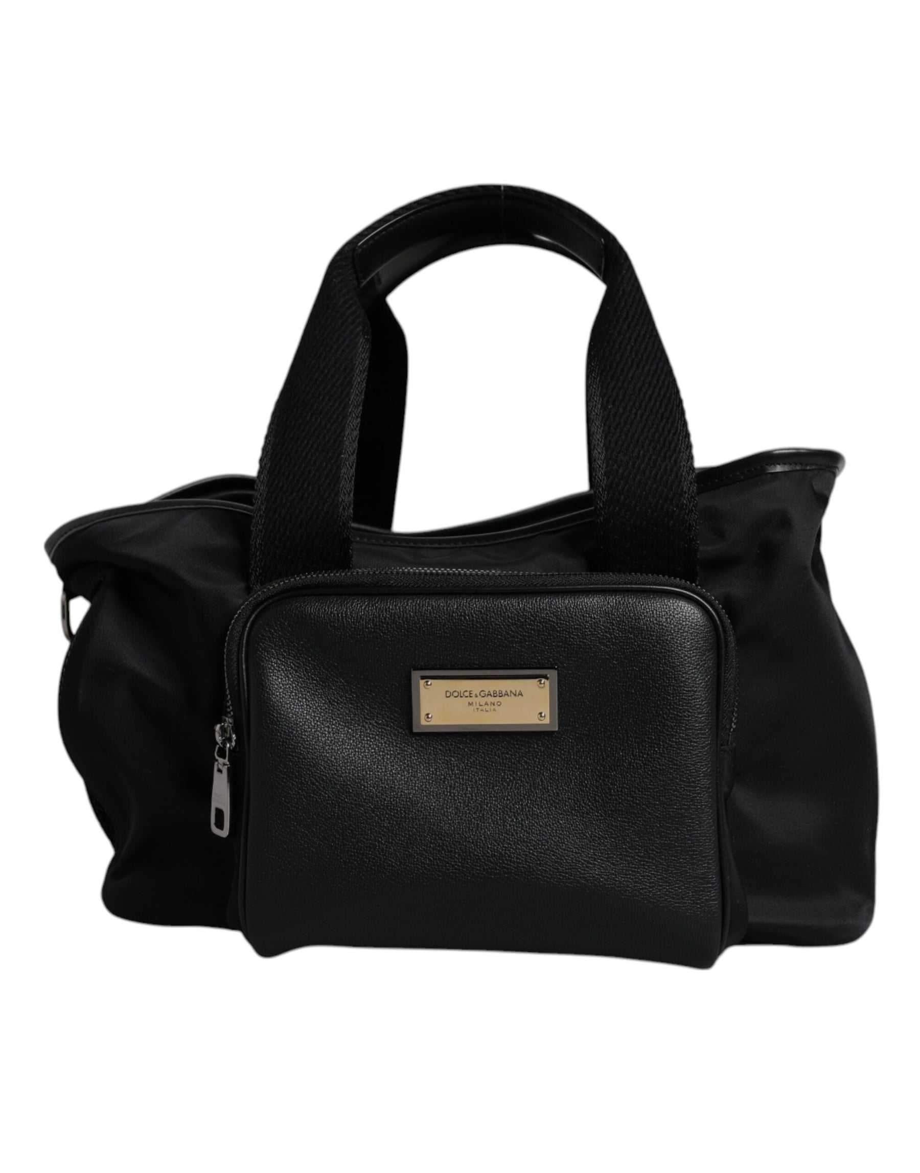 Dolce & Gabbana Black Shoulder Strap Pet Carry Logo Plaque Bag | Regal Royce