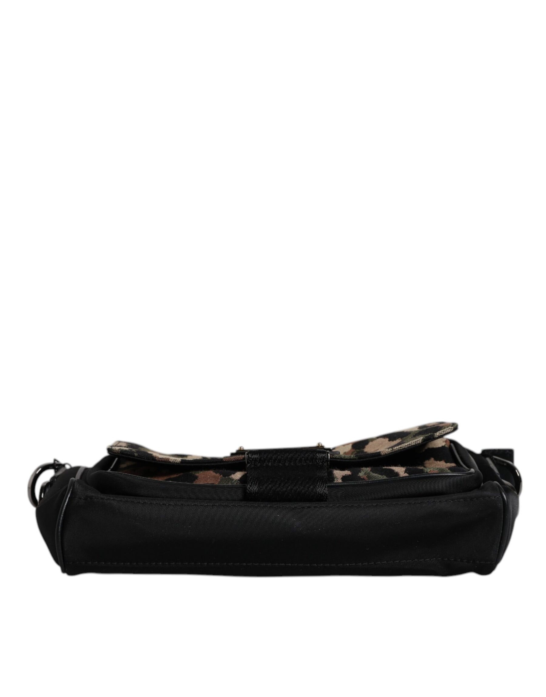 Dolce & Gabbana Multicolor Leopard Jacquard Crossbody Bag | Regal Royce