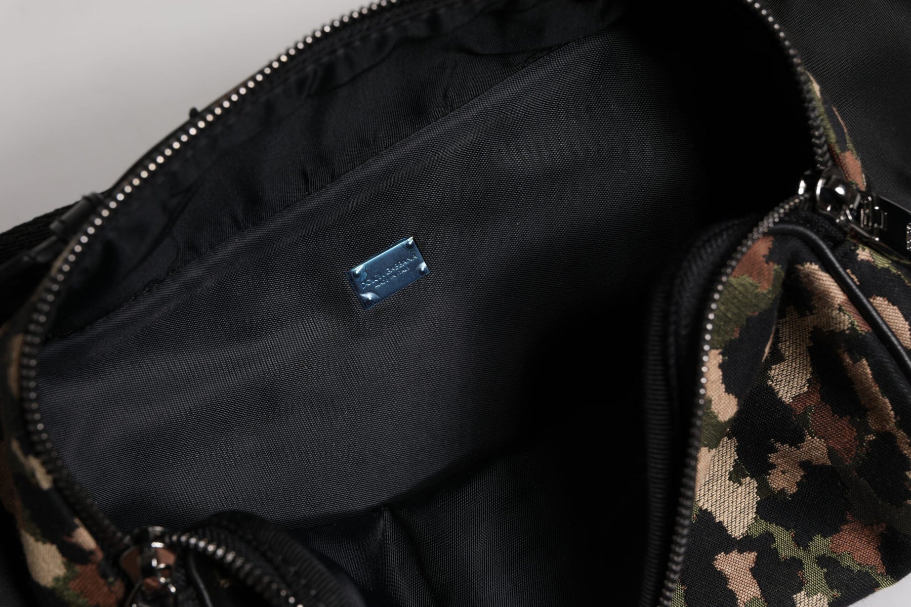 Dolce & Gabbana Multicolor Leopard DG Logo Belt Waist Fanny Pack Bag | Regal Royce