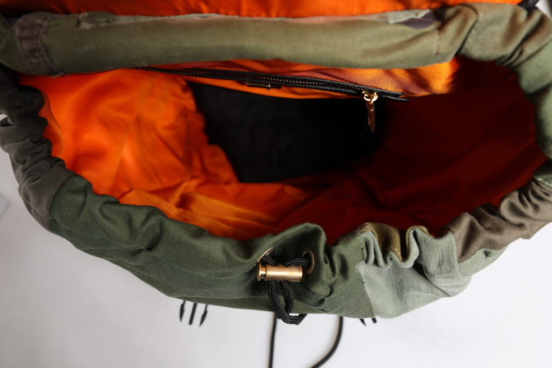 Dolce & Gabbana Military Green Patchwork Travel Backpack Bag | Regal Royce