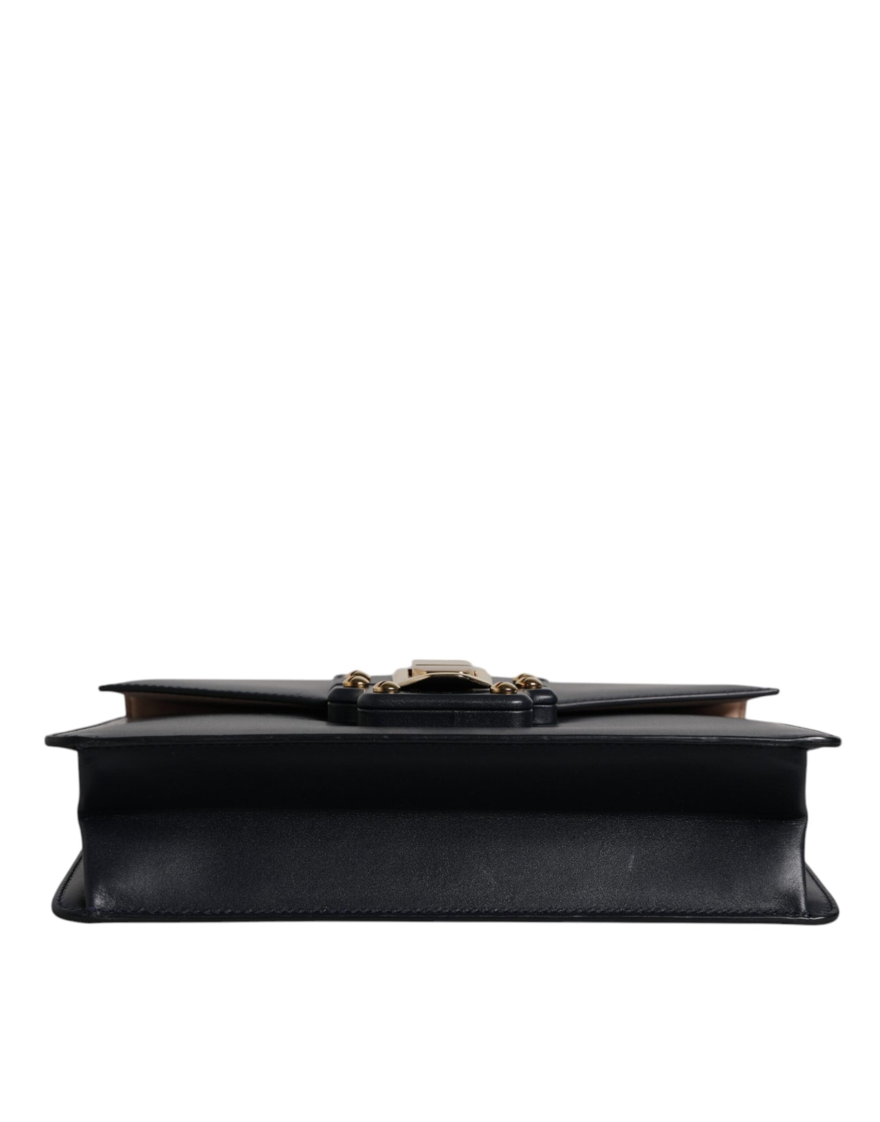 Dolce & Gabbana Black Calfskin Leather Shoulder Strap Bag | Regal Royce