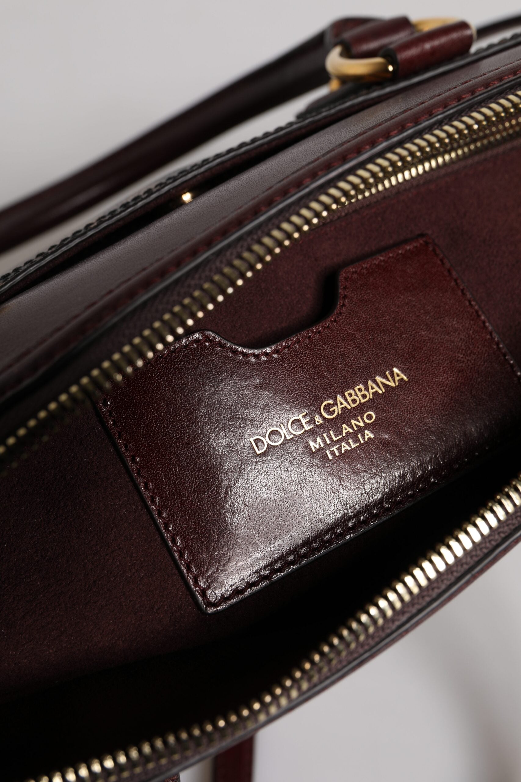 Dolce & Gabbana Brown Leopard Leather Shoulder Strap Duffle Bag | Regal Royce