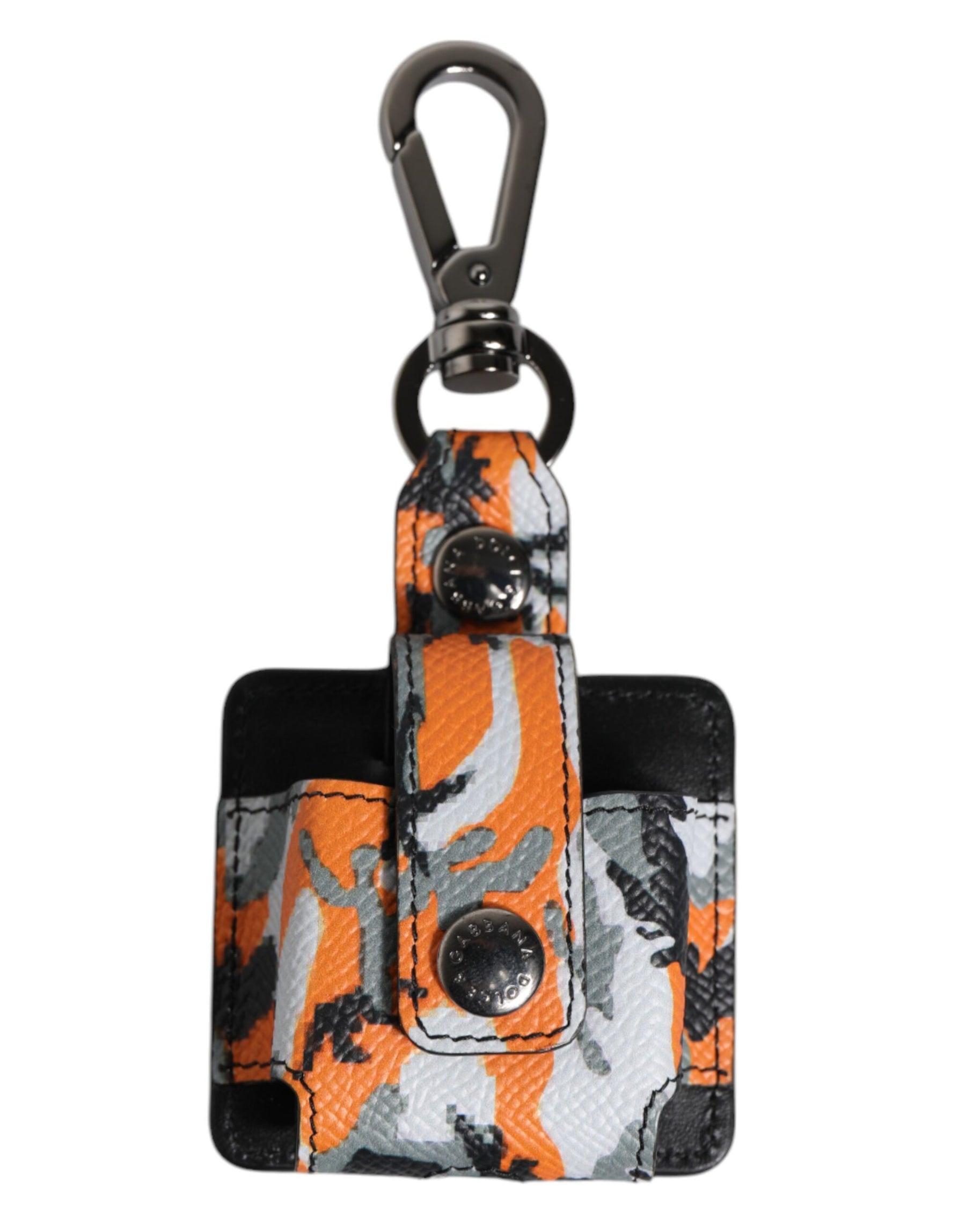Dolce & Gabbana Multicolor Camouflage Leather Airpods Case | Regal Royce