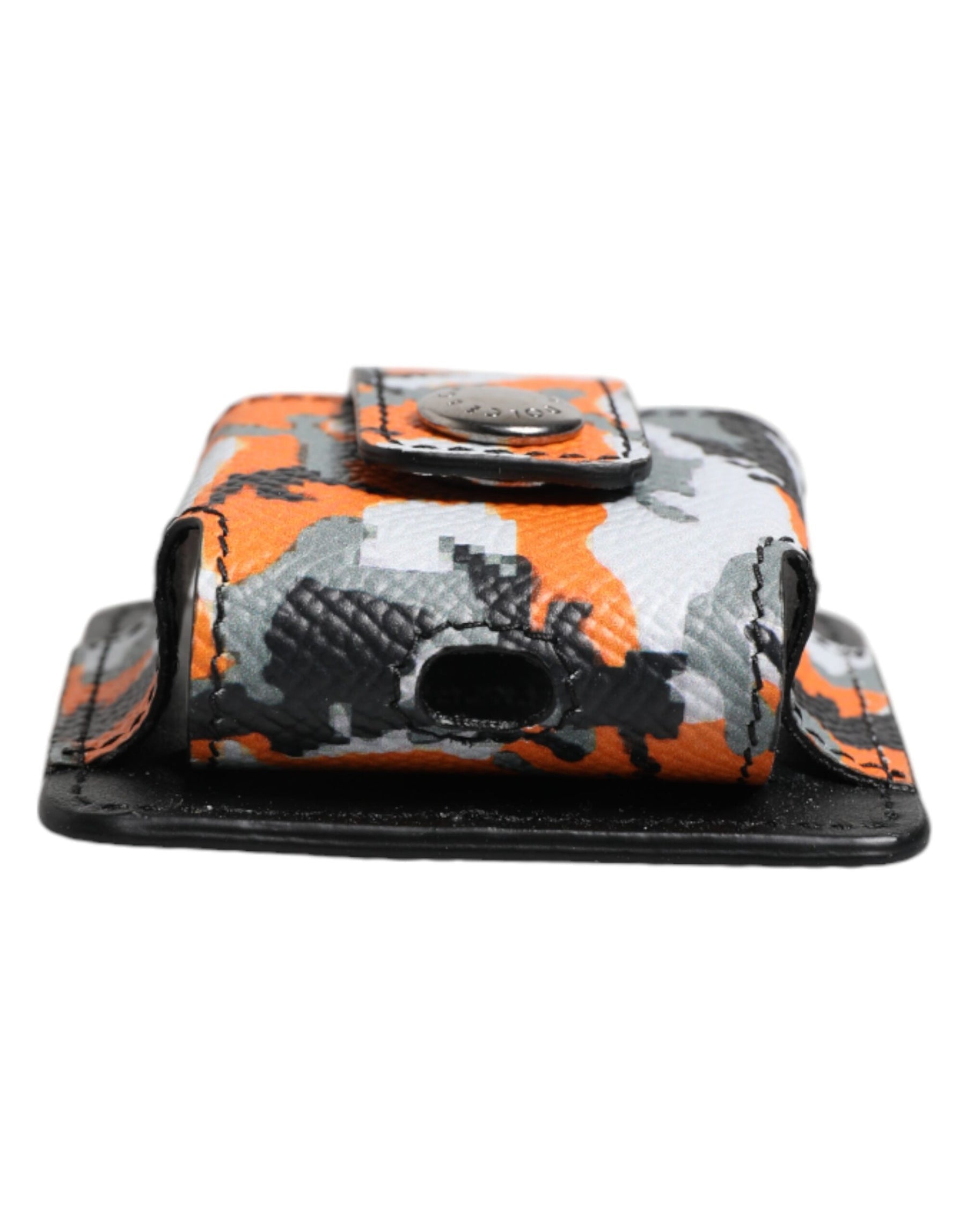 Dolce & Gabbana Multicolor Camouflage Leather Airpods Case | Regal Royce