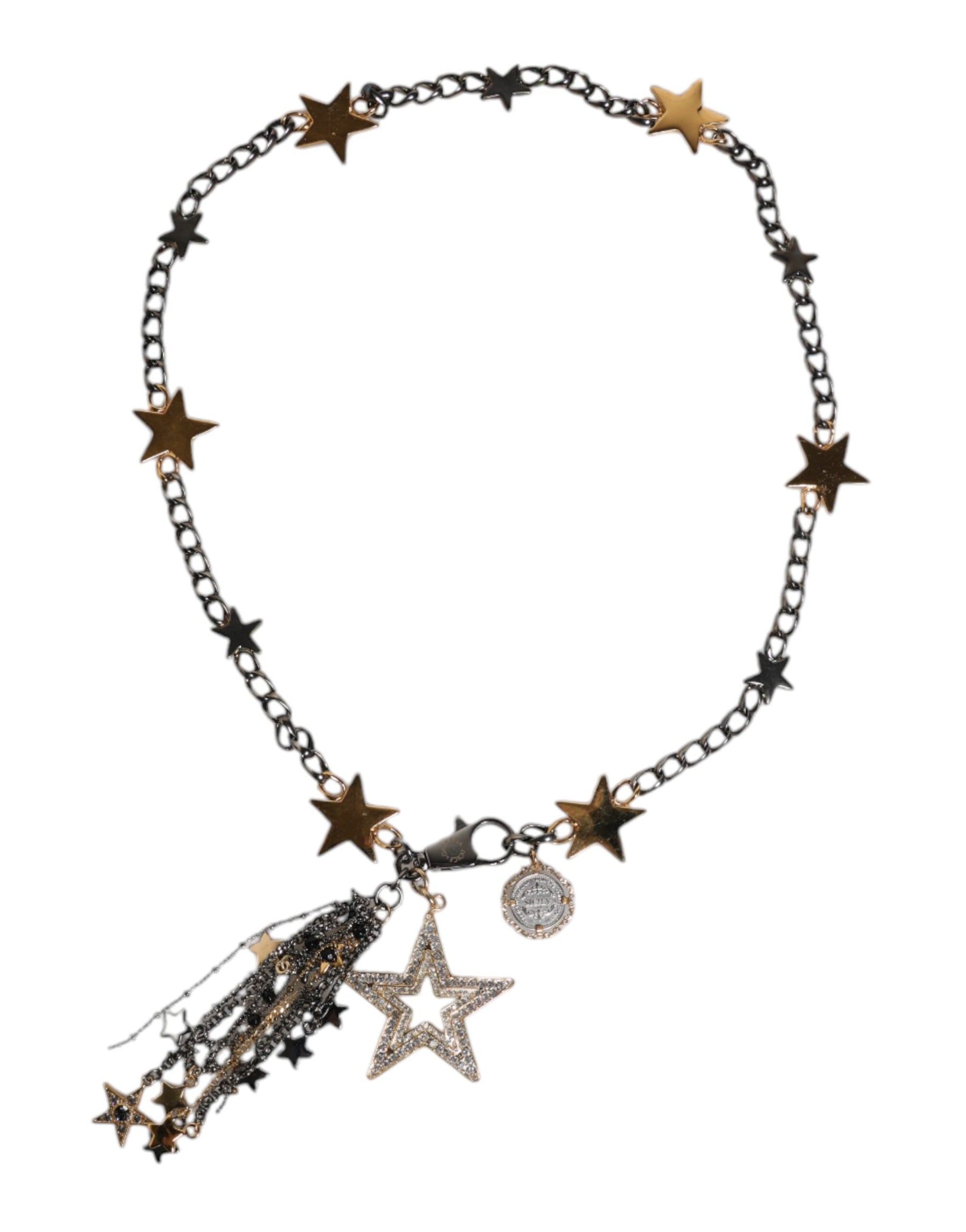 Dolce & Gabbana Silver Gold Brass Embellished Waist Chain Belt | Regal Royce