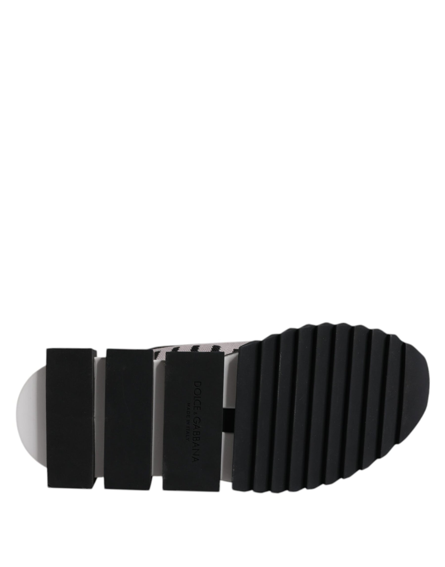 Dolce & Gabbana Black Gray Sorrento Socks Women Sneakers Shoes | Regal Royce