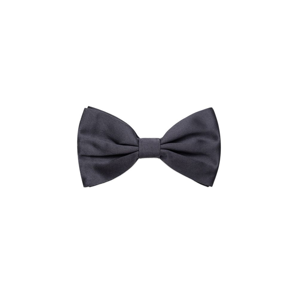 Dolce & Gabbana Gray Silk Bowtie | Regal Royce