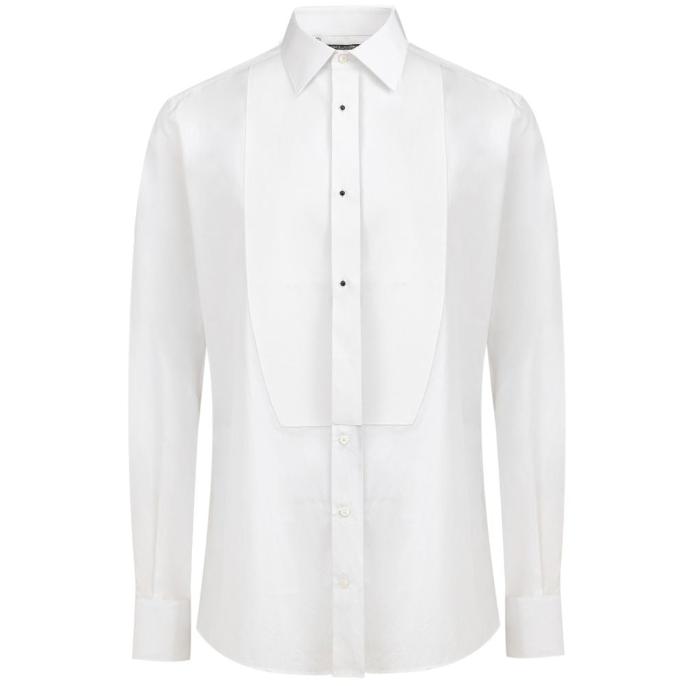 Dolce & Gabbana White Cotton Dress Shirt | Regal Royce